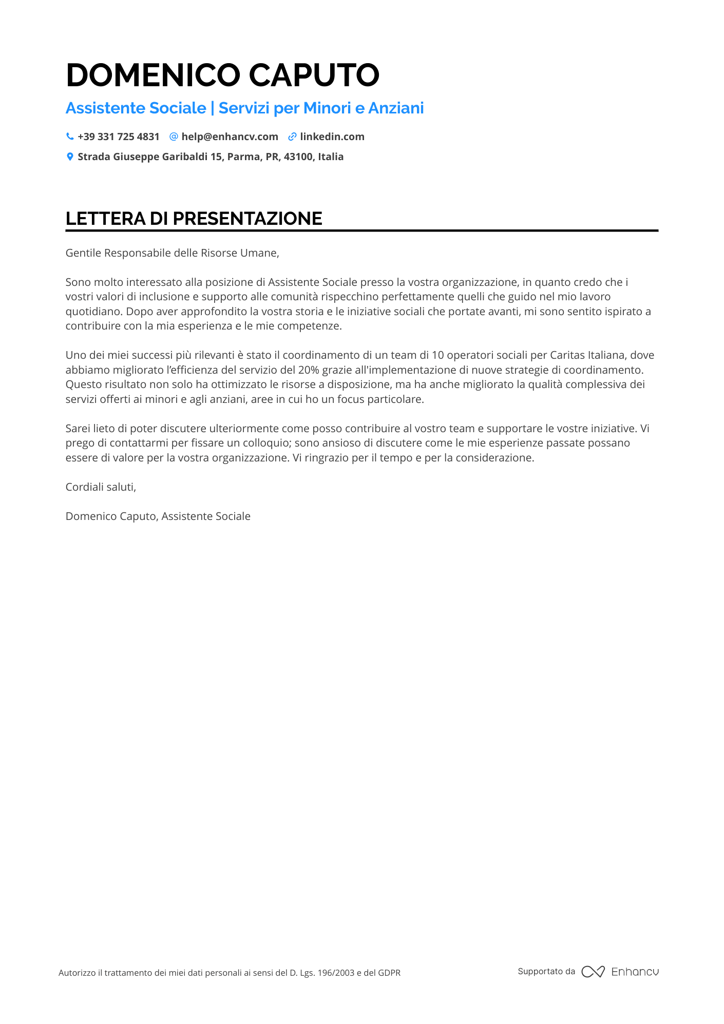 Assistente Sociale Senza Esperienza