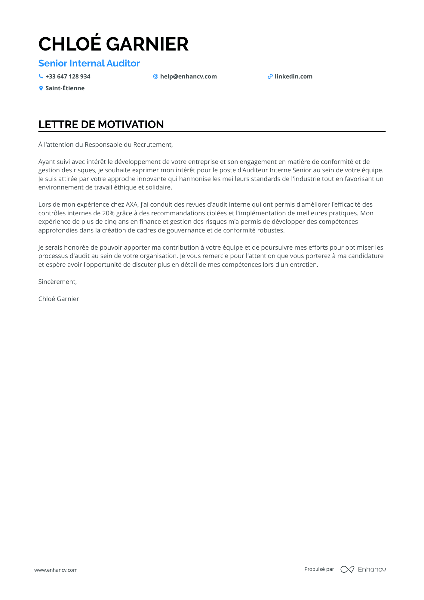 Auditeur Financier