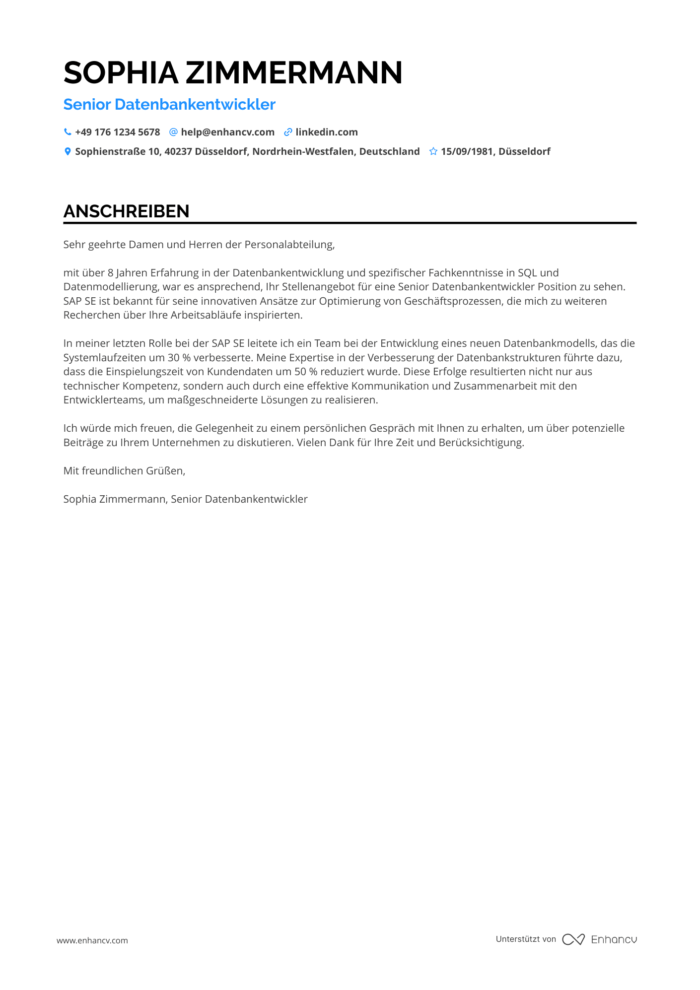Softwareentwickler Spezialist für Datenbanken