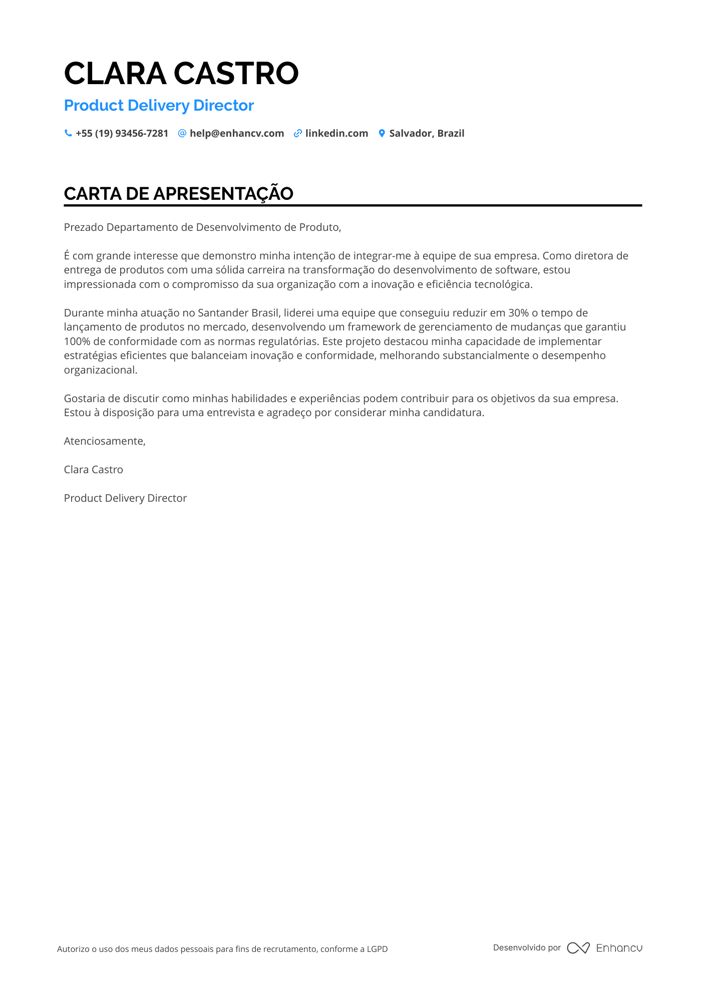 Diretor Comercial de Tecnologia