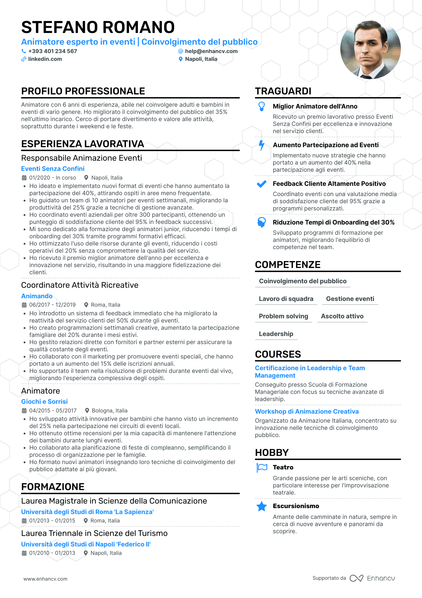 CV Animatore
