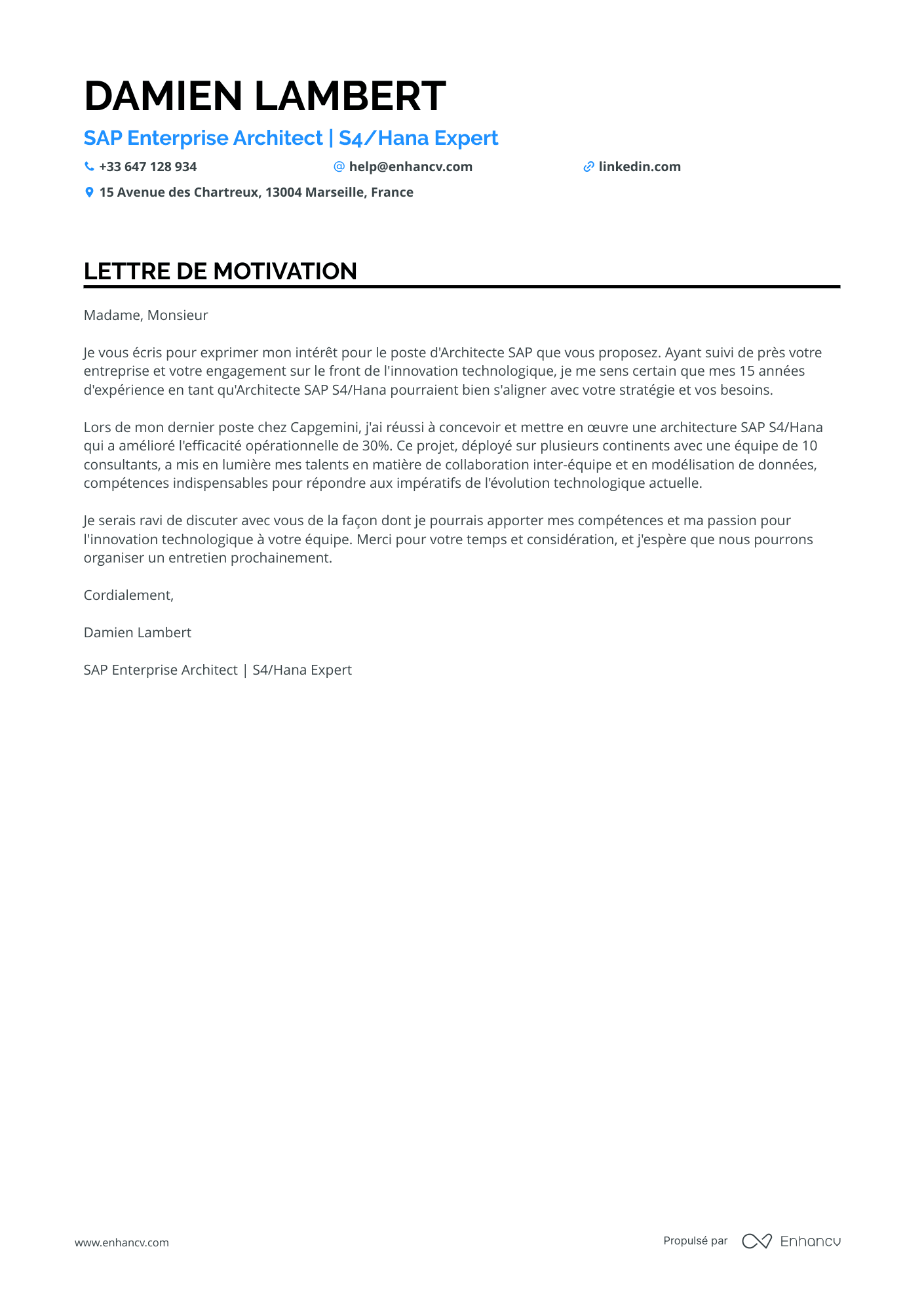 Architecte d'Entreprise