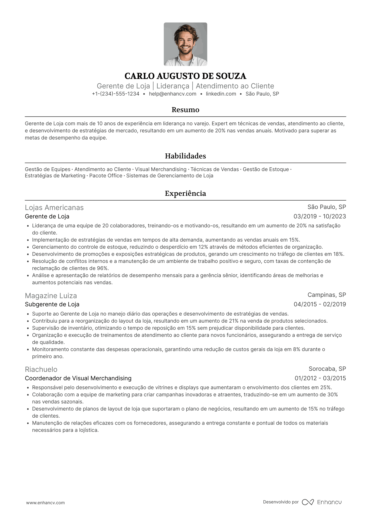 Gerente de loja