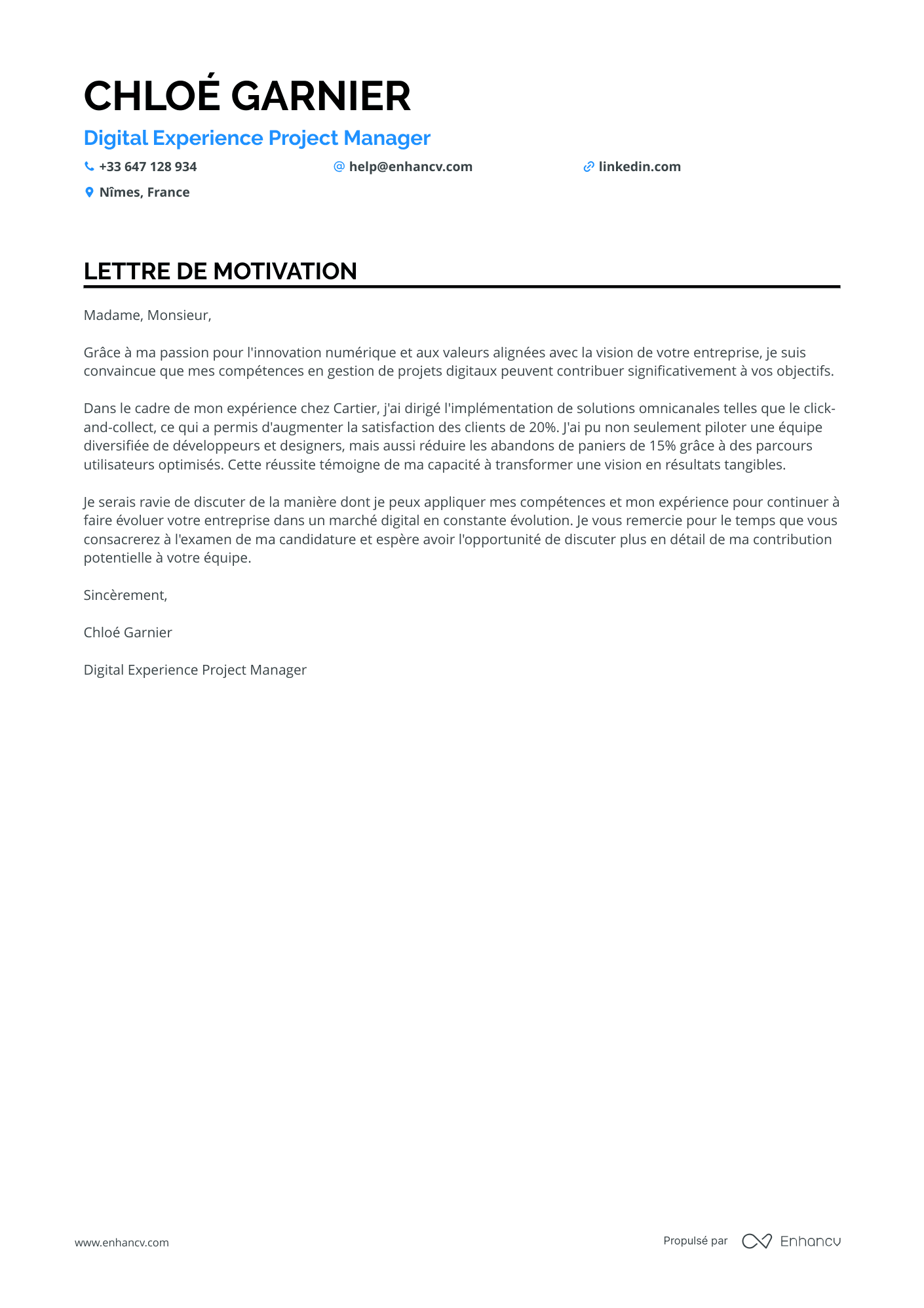 Chef de Projet Digital