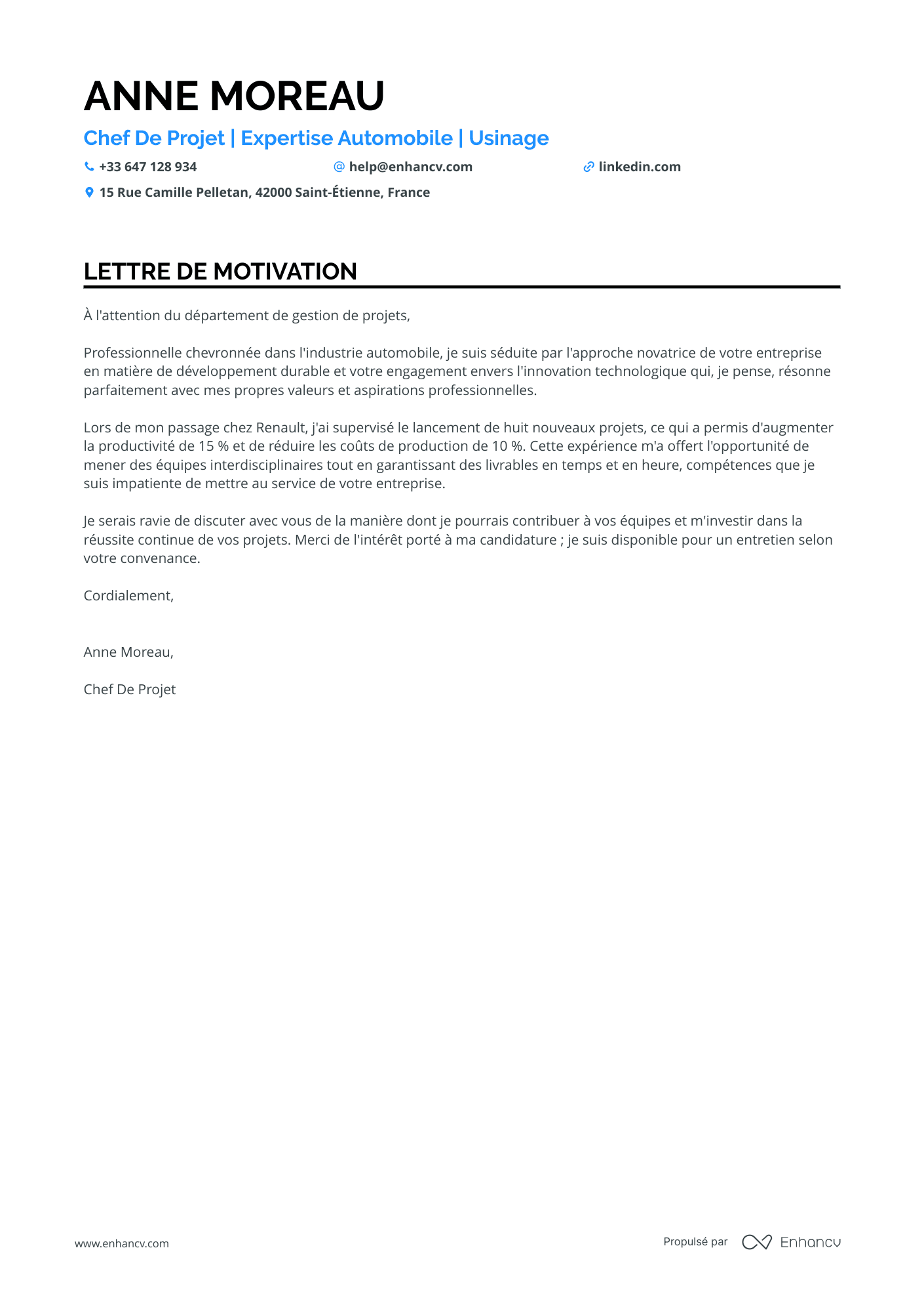 Ingénieur Chef de Projet