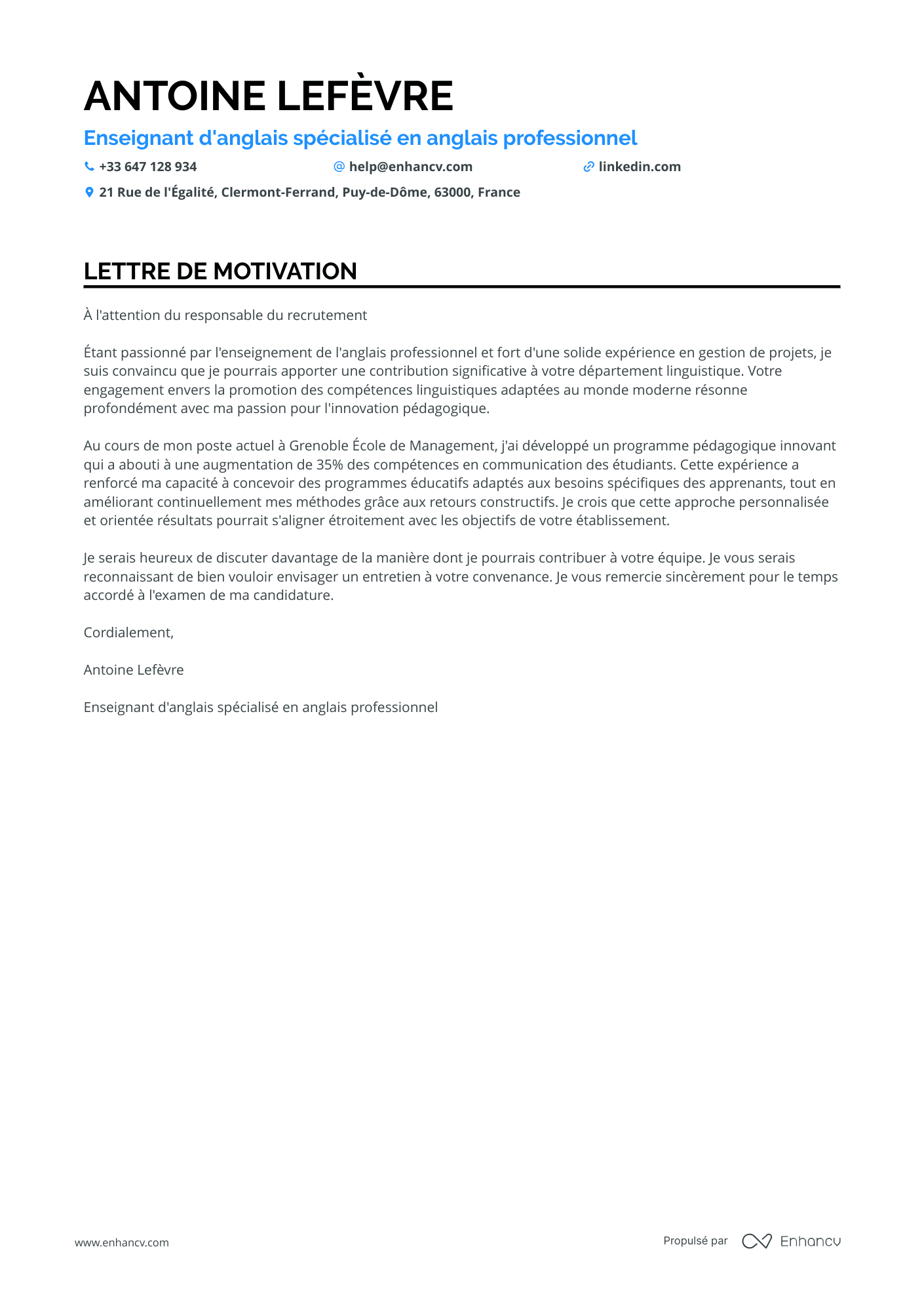 Enseignant spécialisé