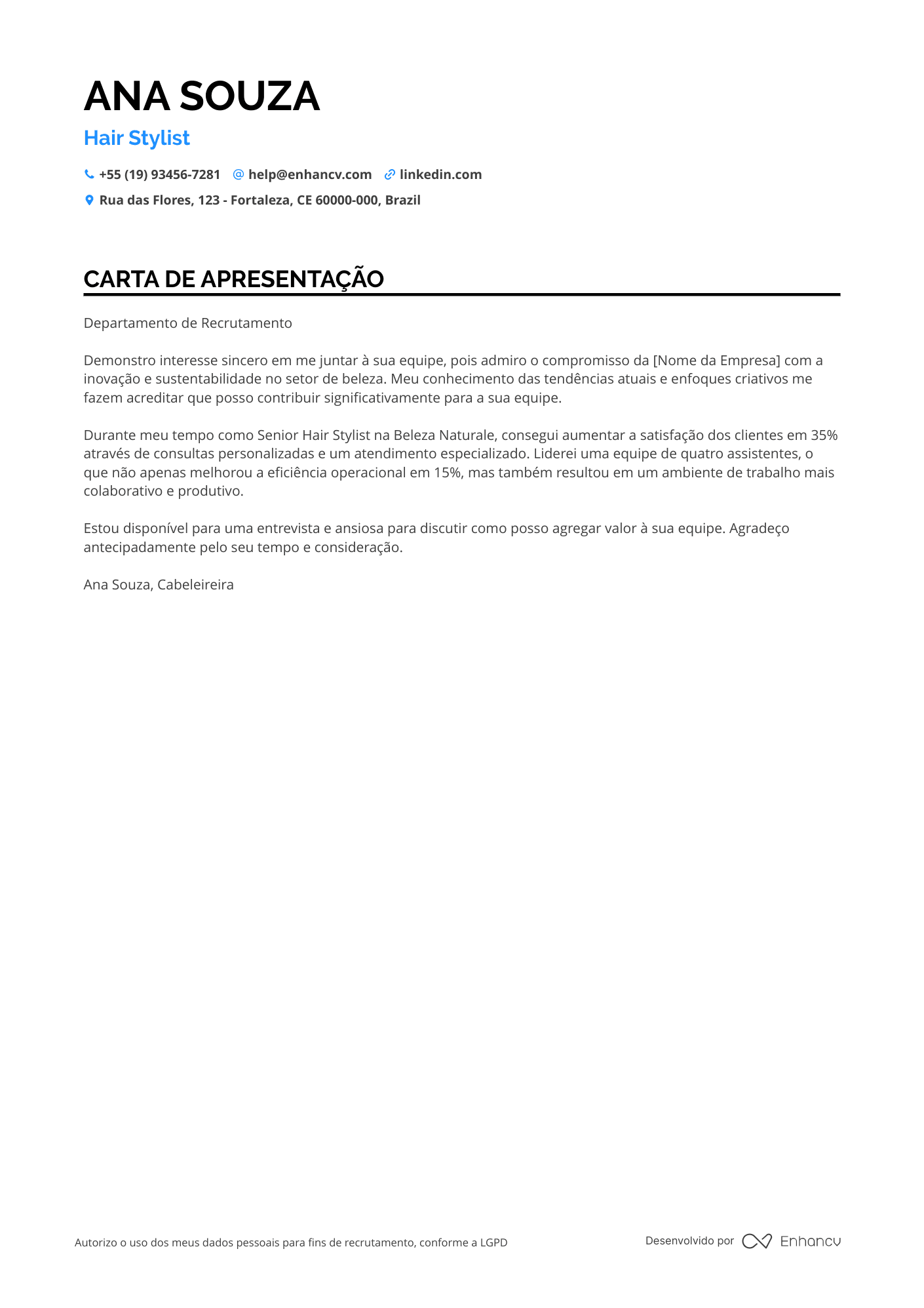 Cabeleireiro de Celebridades