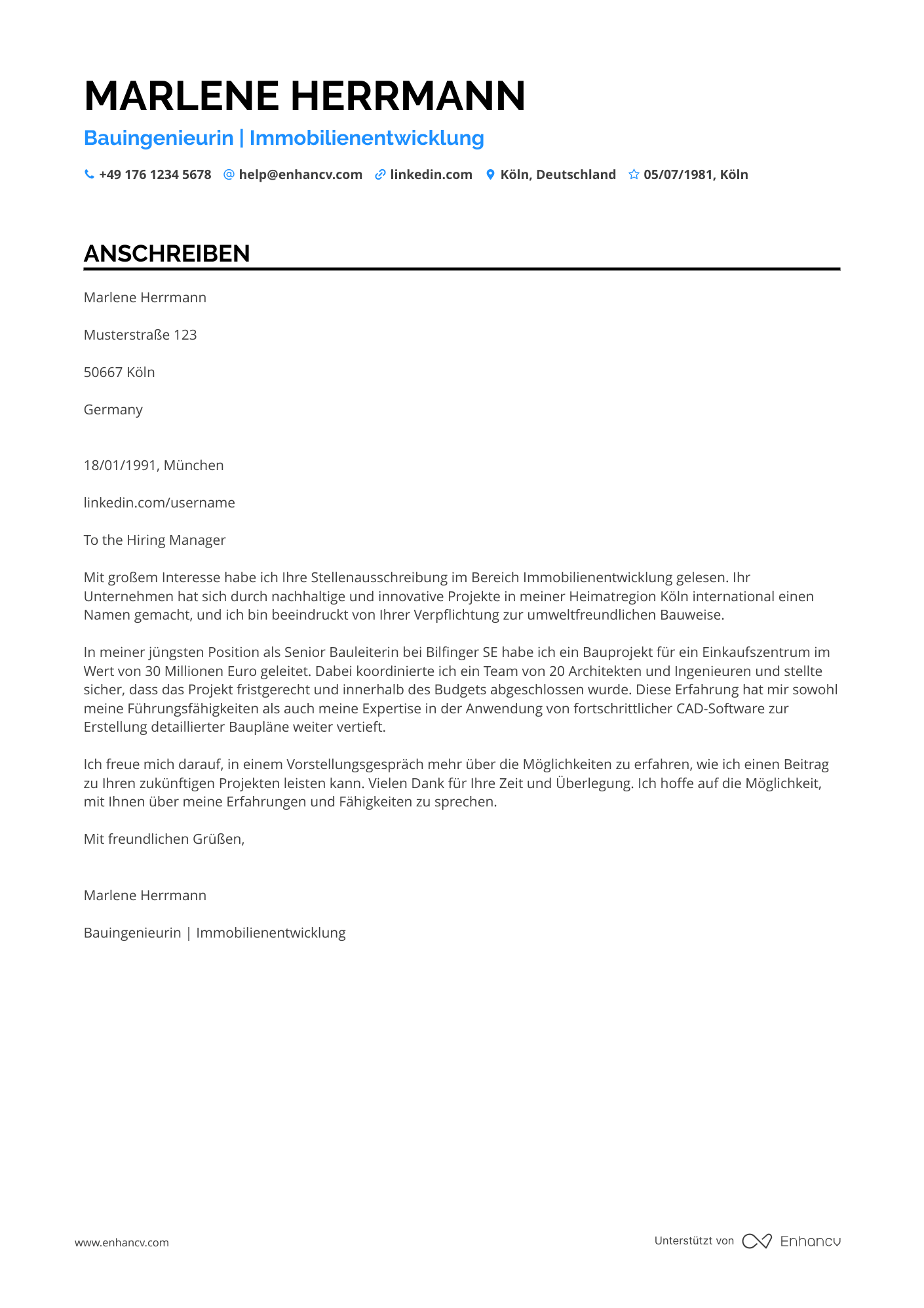 Bauingenieur in der Immobilienbranche