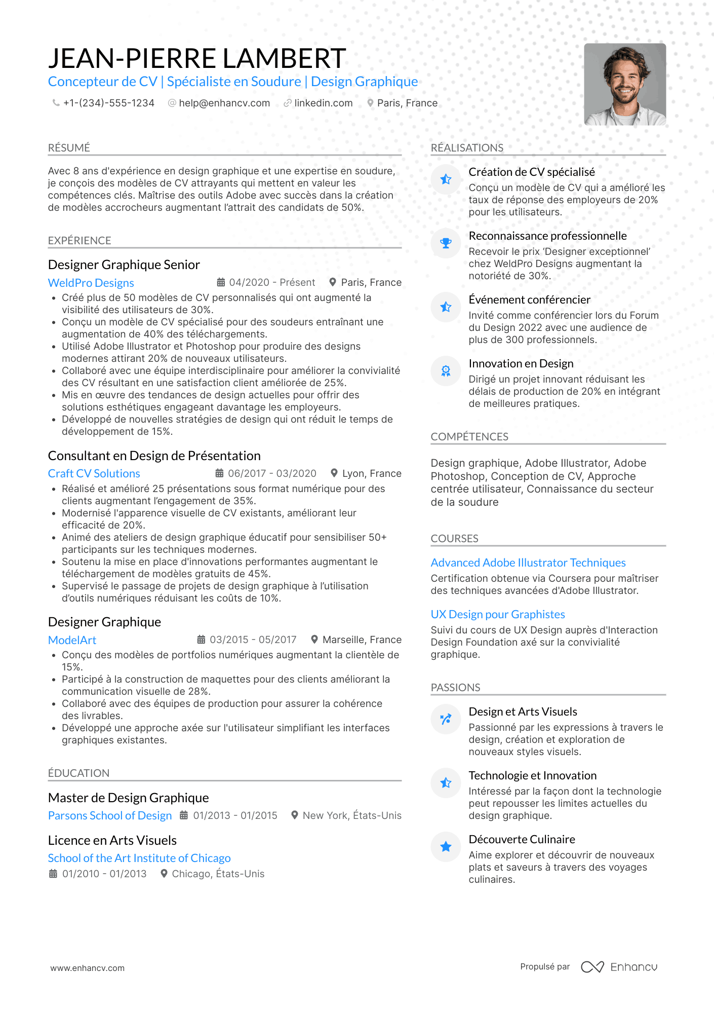 Modèle de CV de soudeur gratuit à télécharger
