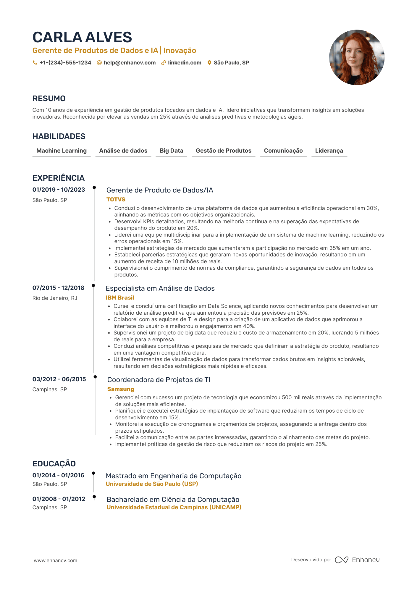 Gerente de produtos de dados/IA