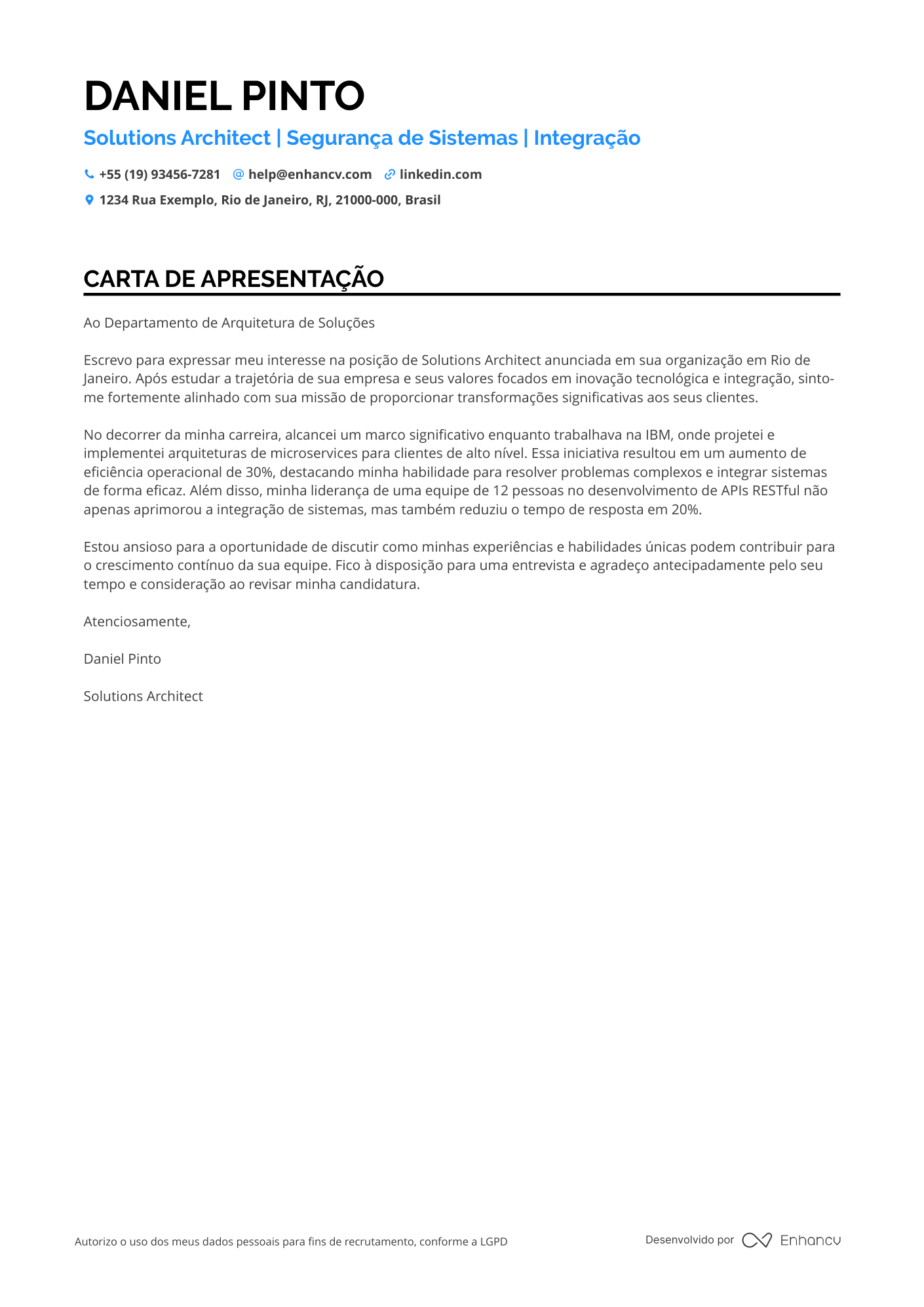 Arquiteto de Soluções