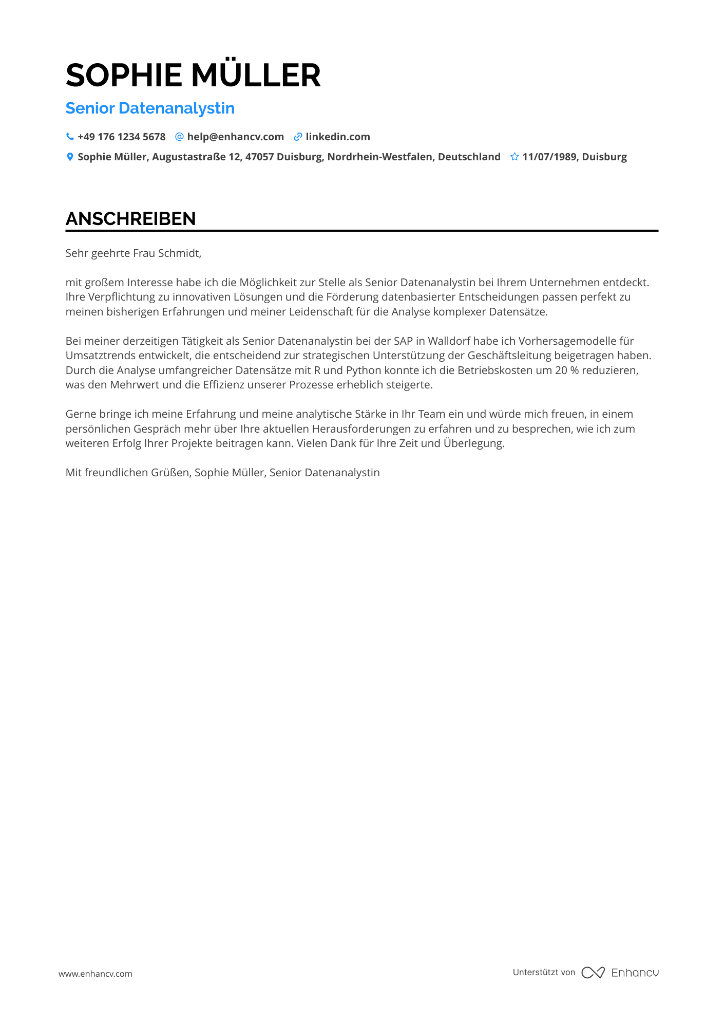 Wissenschaftlicher Datenanalyst
