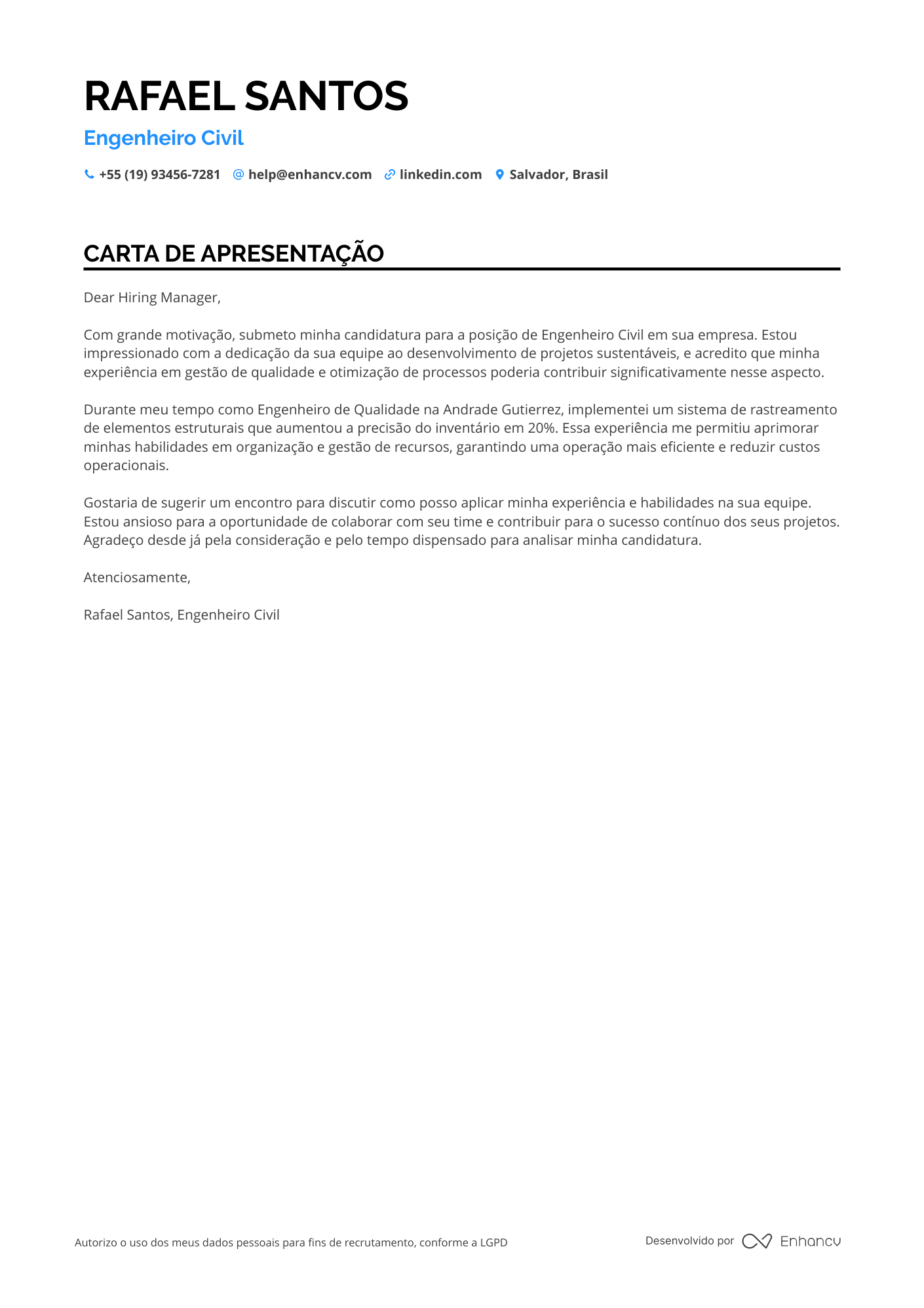 Analista de RH em Produção