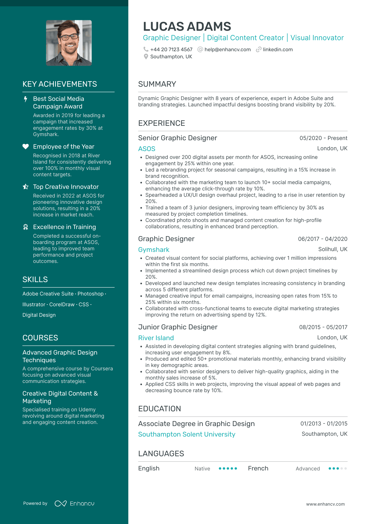 Marketing and Graphic Design Assistant CV Examples