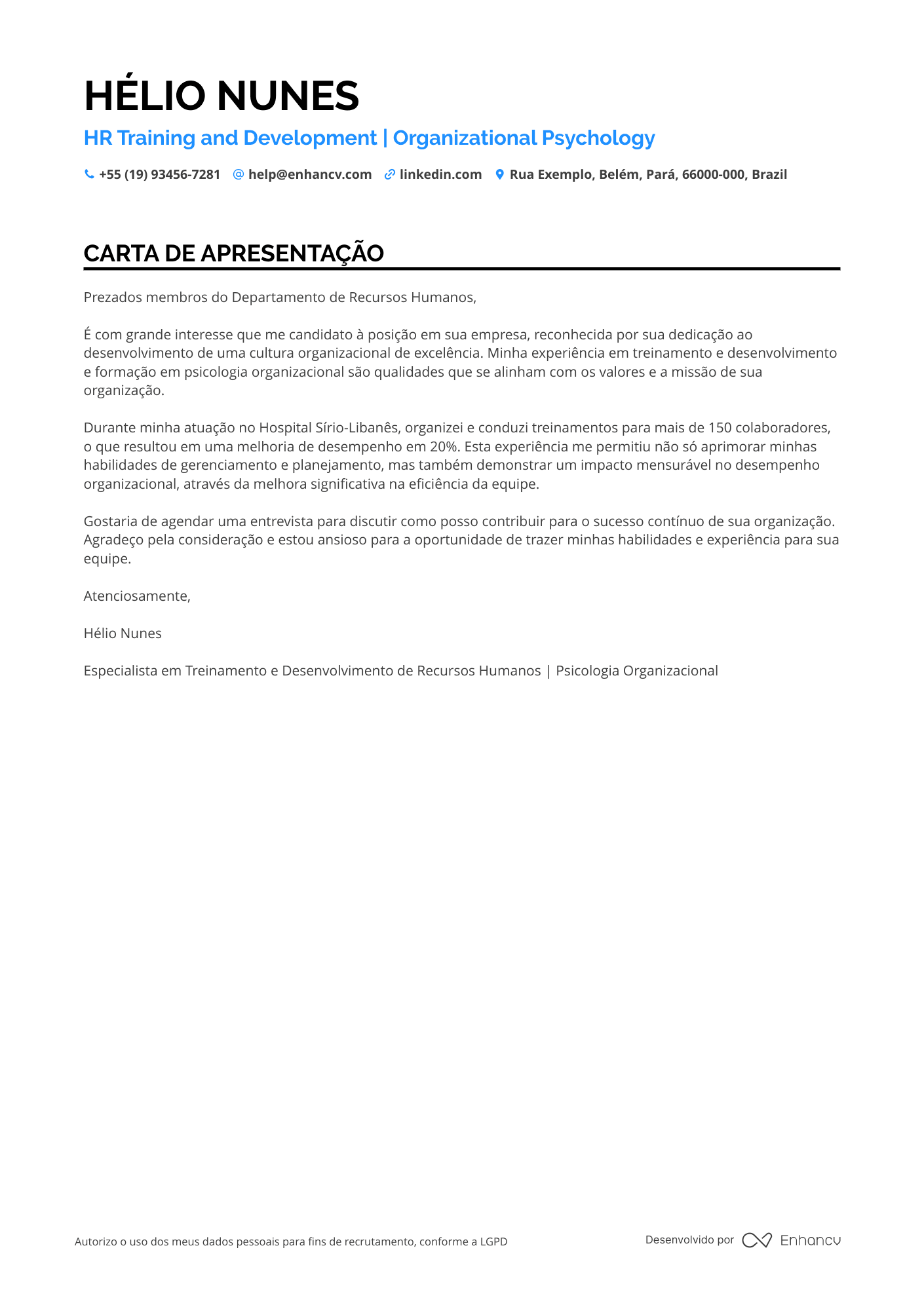 Assistente de RH em Recursos Humanos
