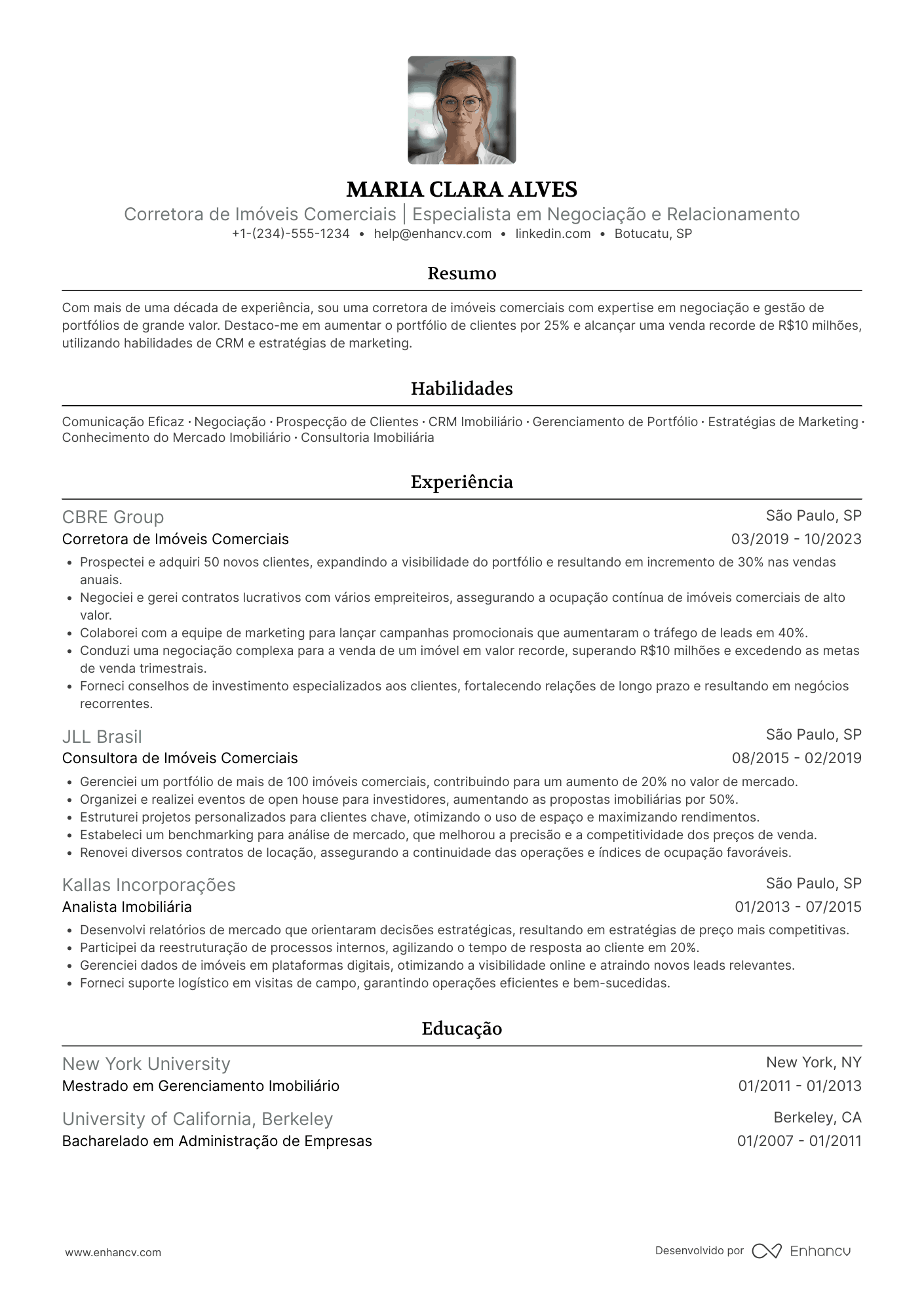 Corretor de imóveis comerciais
