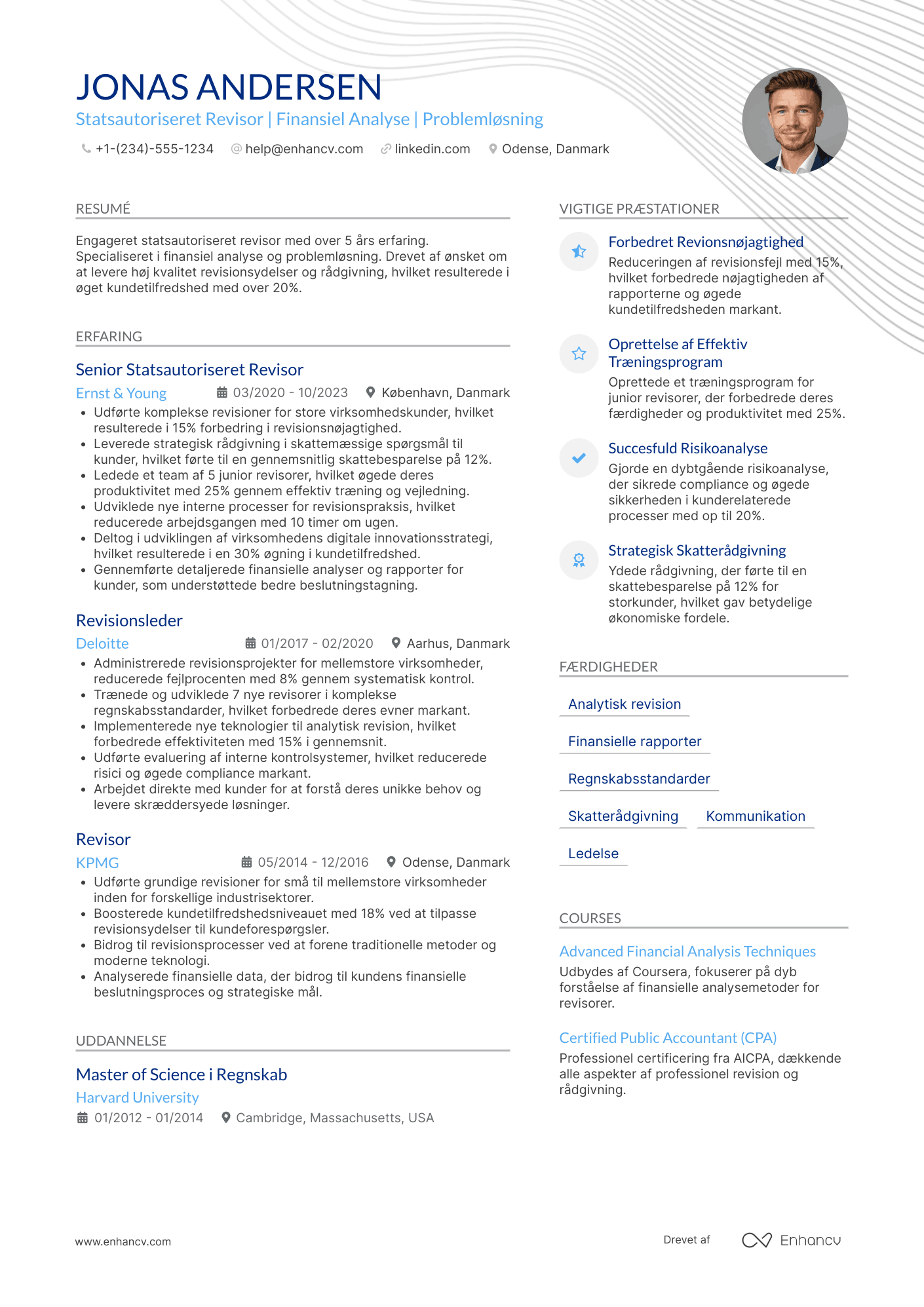 CV til Statsautoriseret revisor