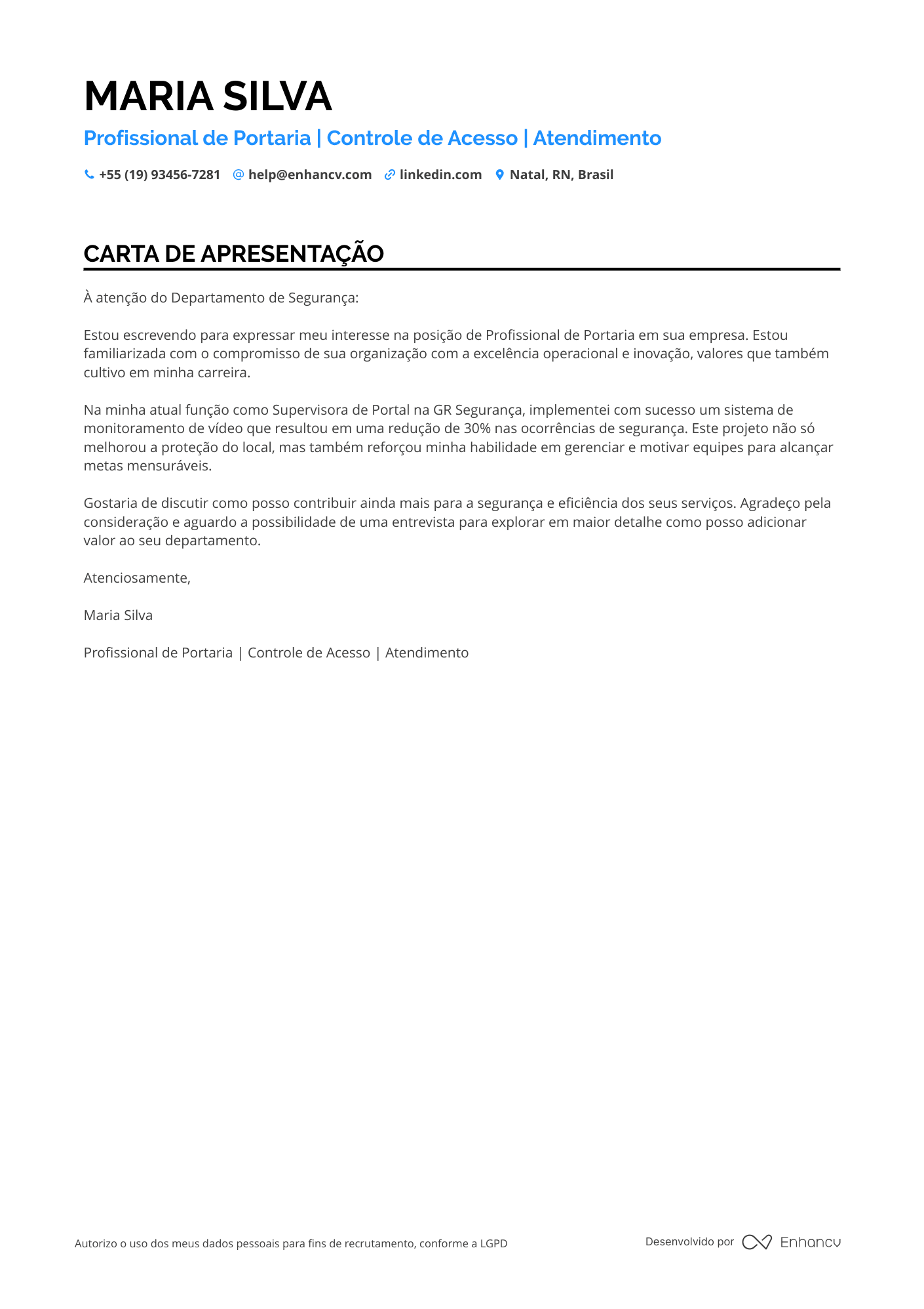 Porteiro Sem experiência