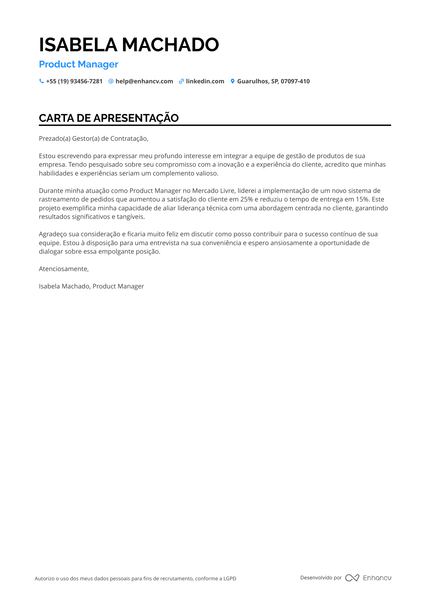 Gerente de Produto Sem experiência