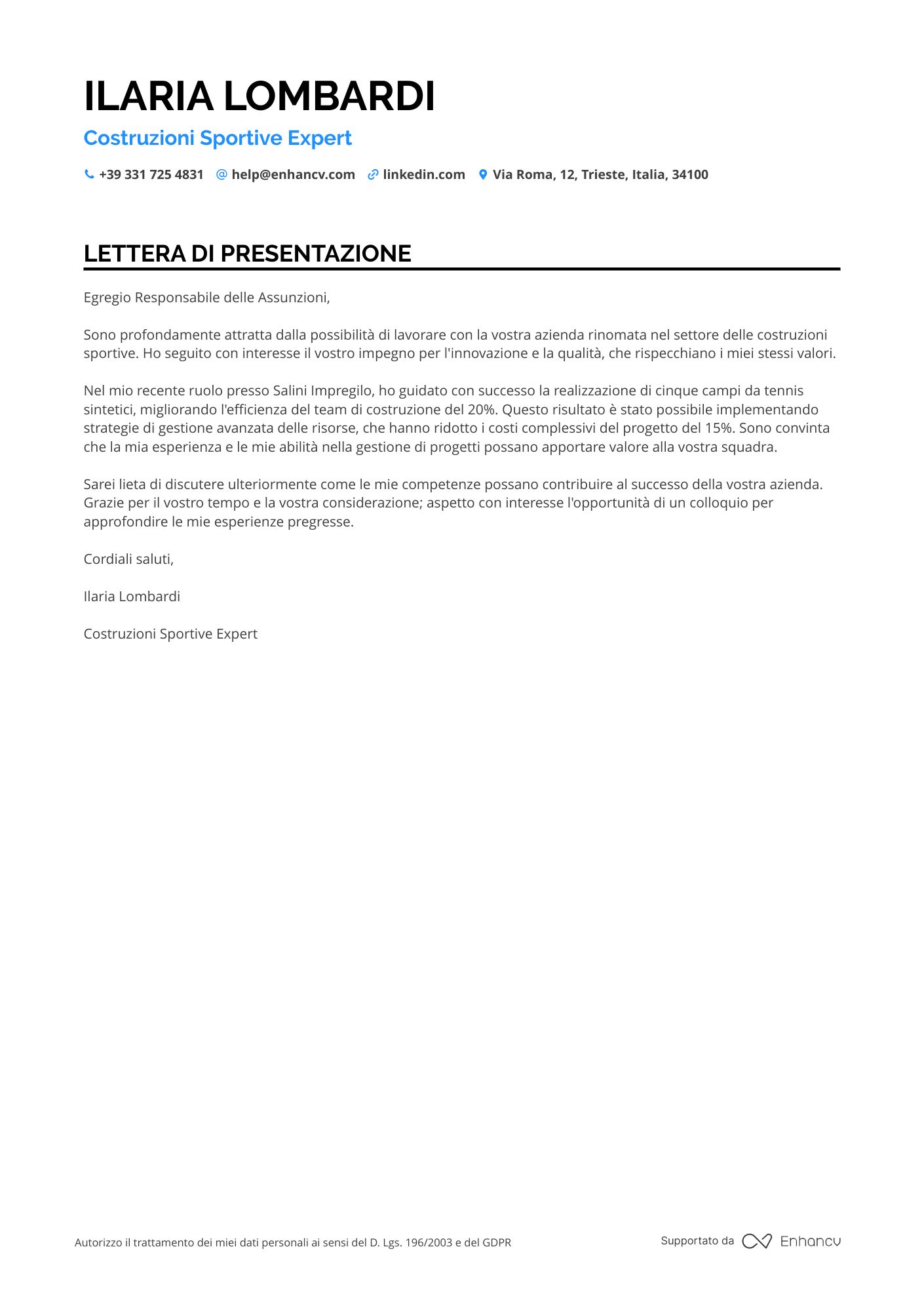 Operaio Edile Prima Esperienza