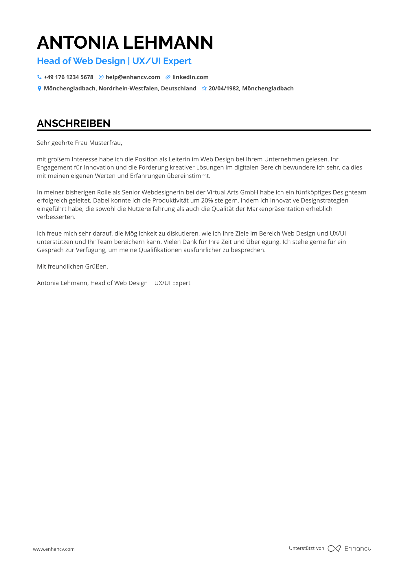 Leitender Webdesigner