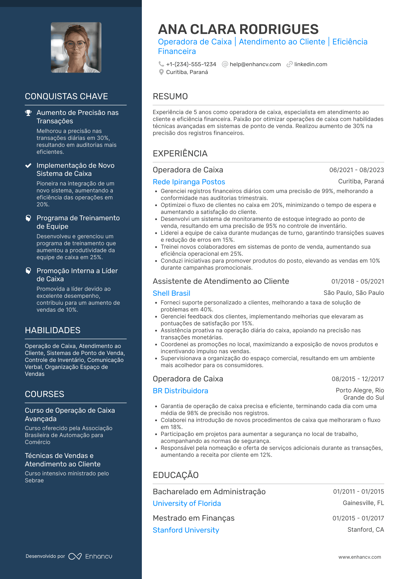 Operador de Caixa de Posto de Combustível