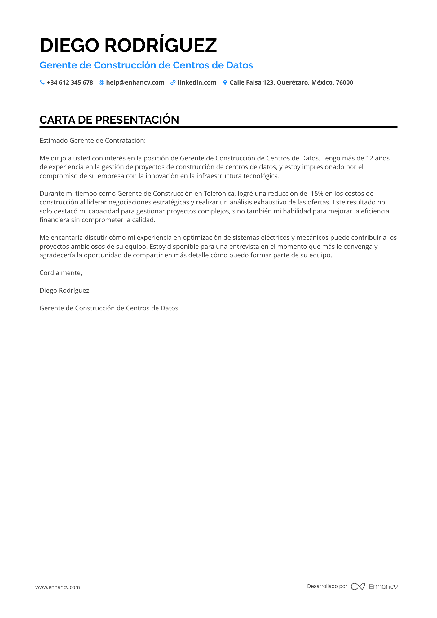 Gerente de Proyecto de Construcción