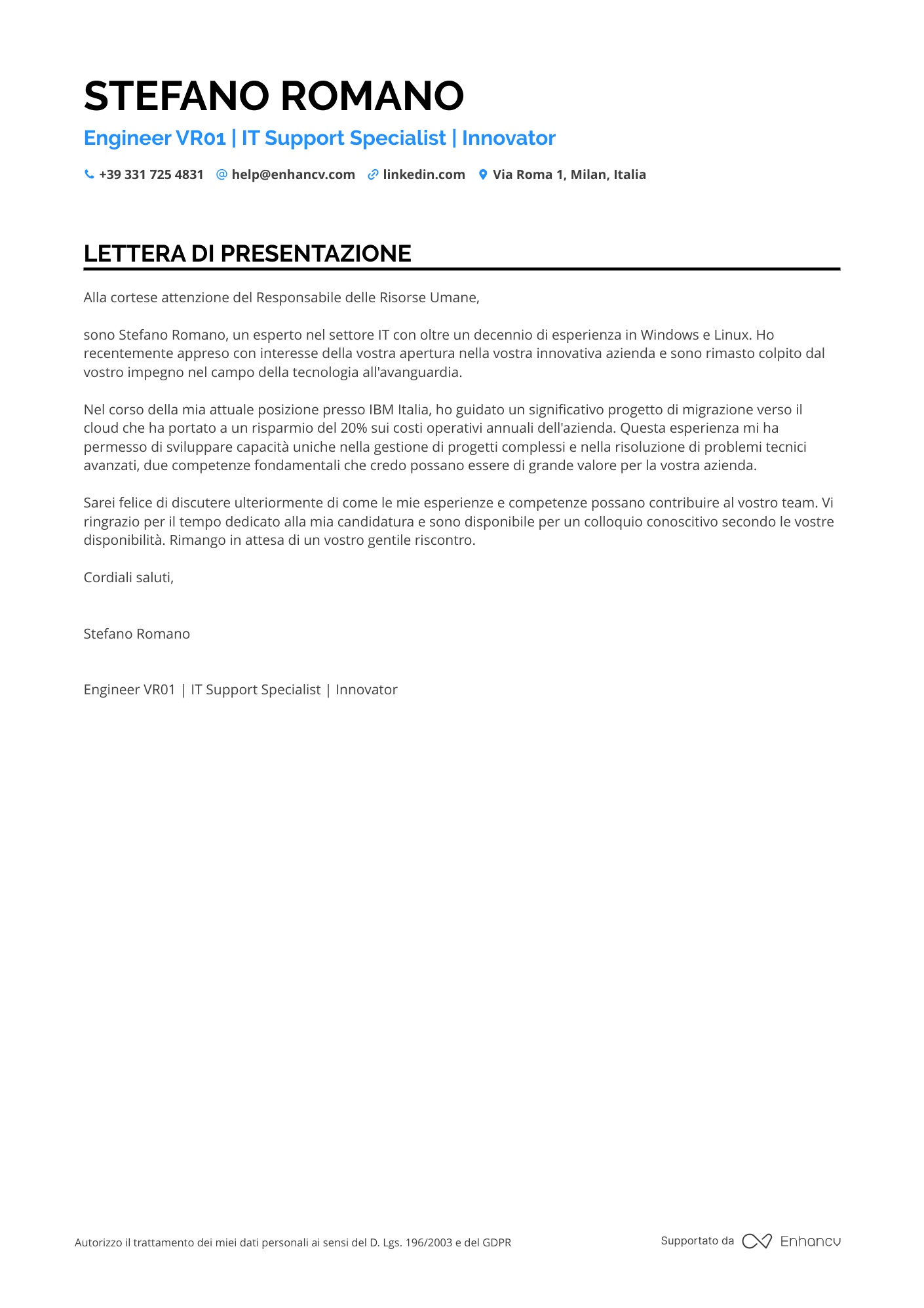 Ingegnere di sistema OSS