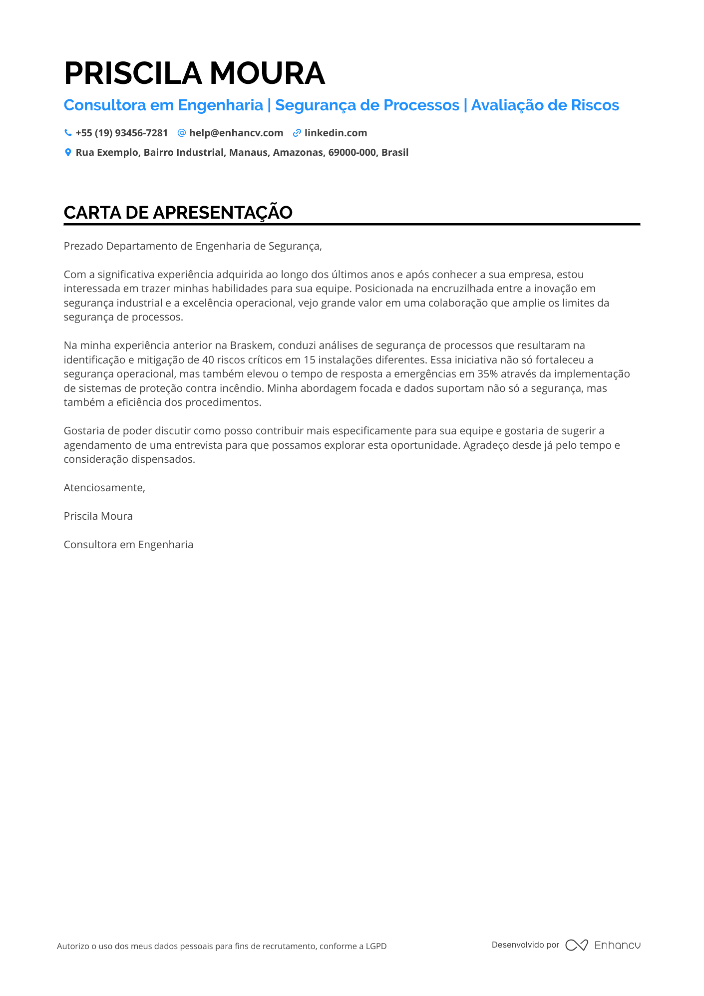 Consultor de Engenharia Elétrica