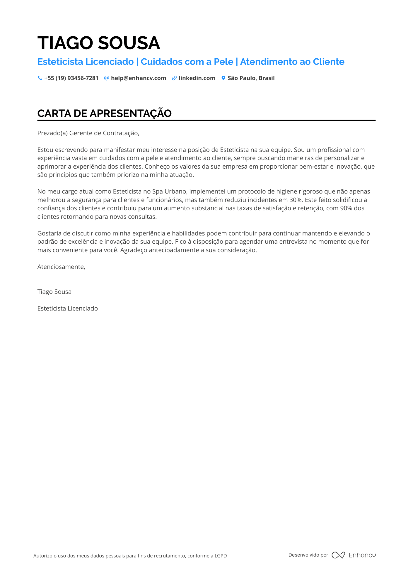 Esteticista de Maquiagem Permanente