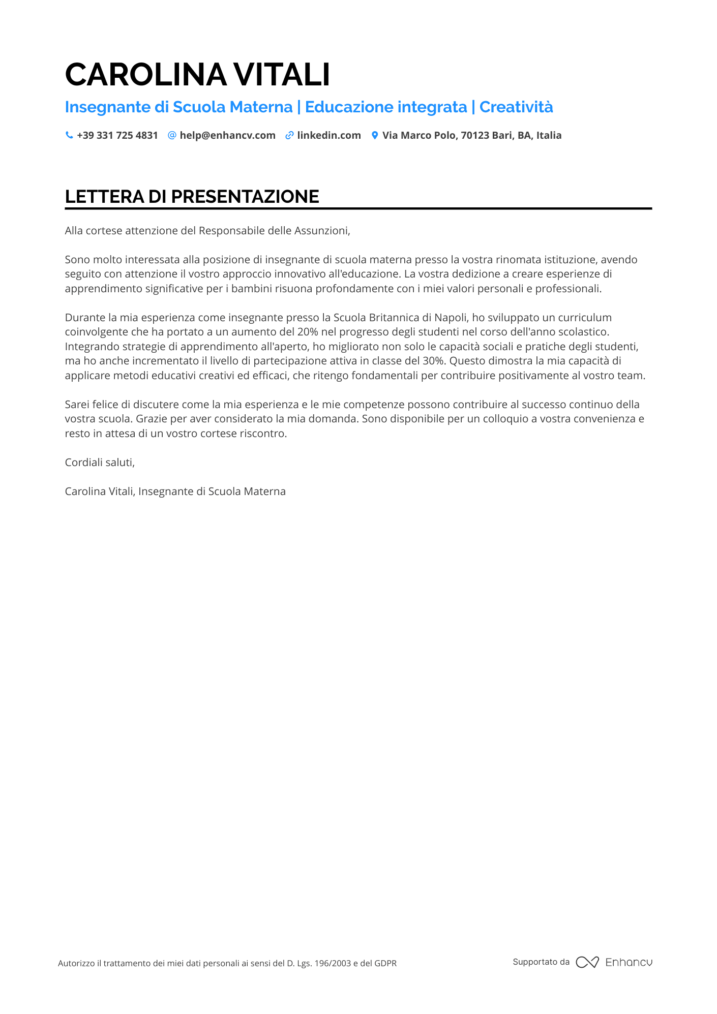 Insegnante di Filosofia