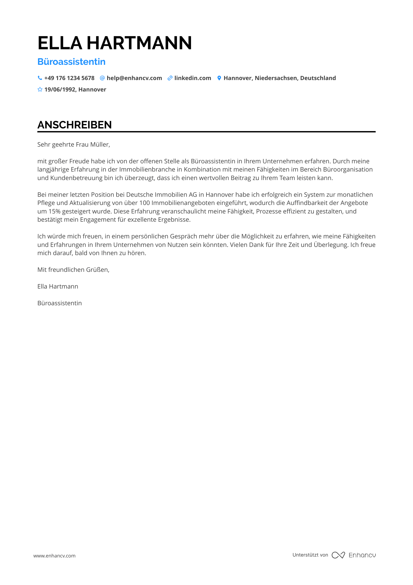 Immobilienmakler Assistent