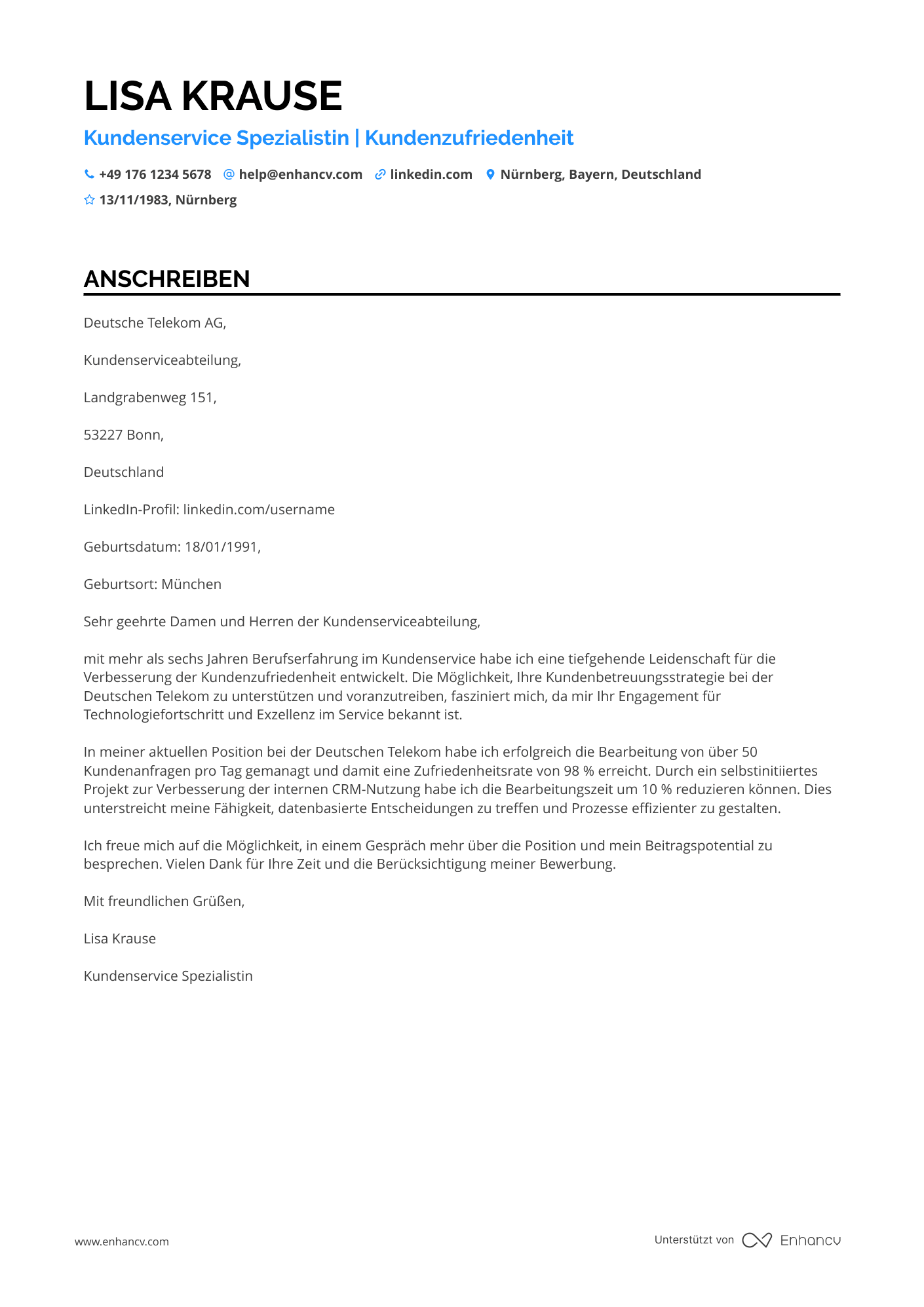 Kundenservice Repräsentant