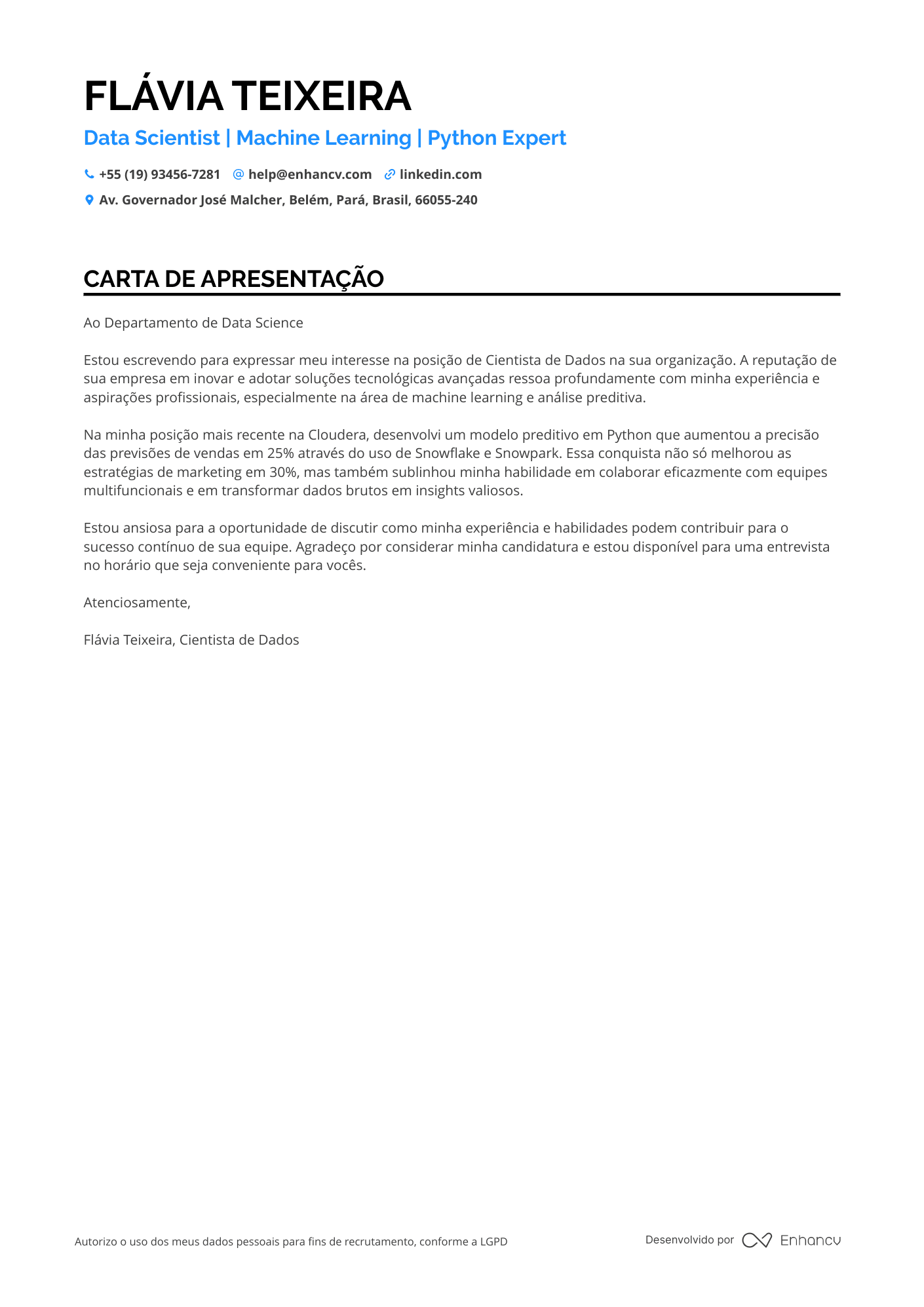 Cientista de Dados de Varejo