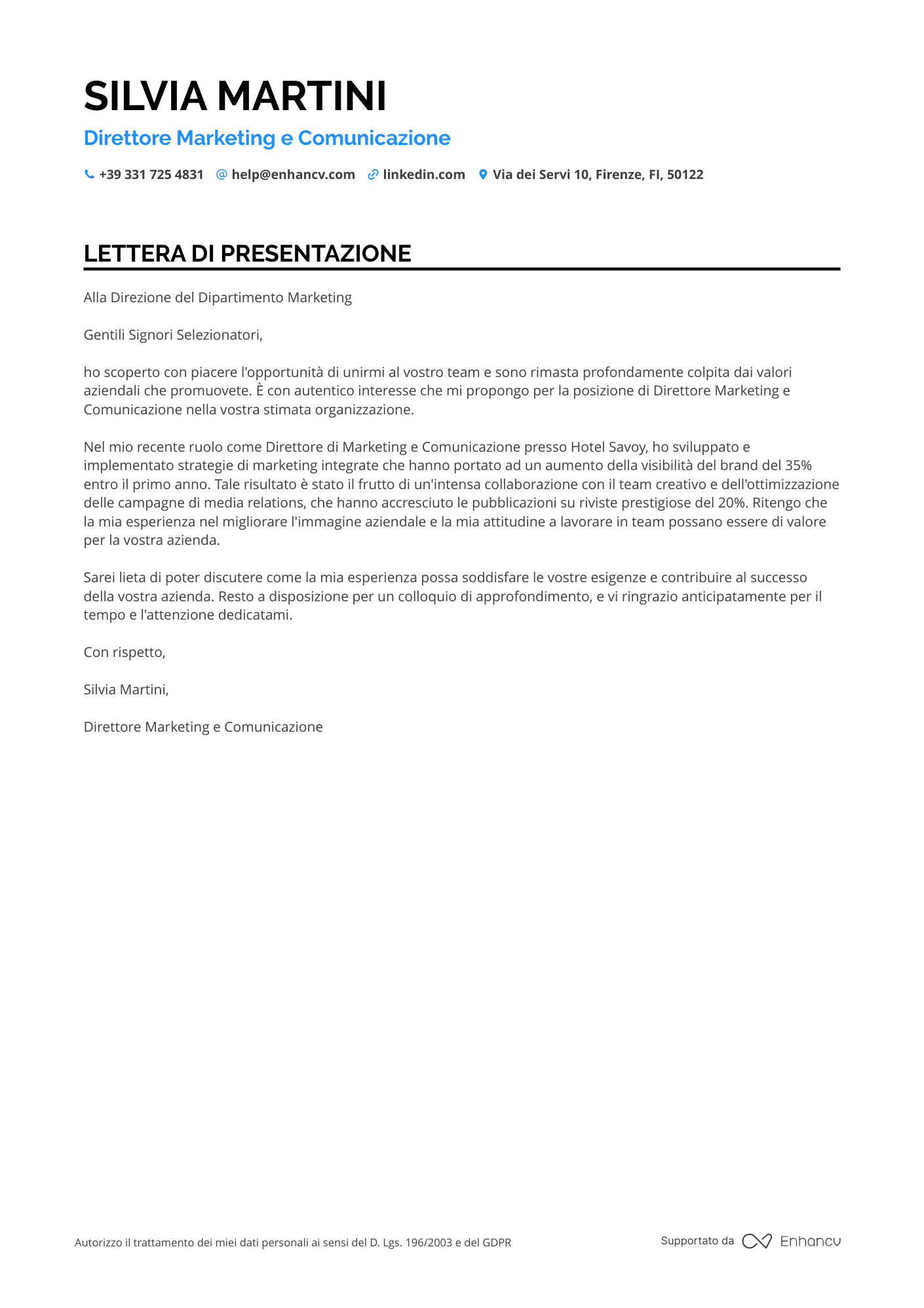 Direttore Generale di Marketing