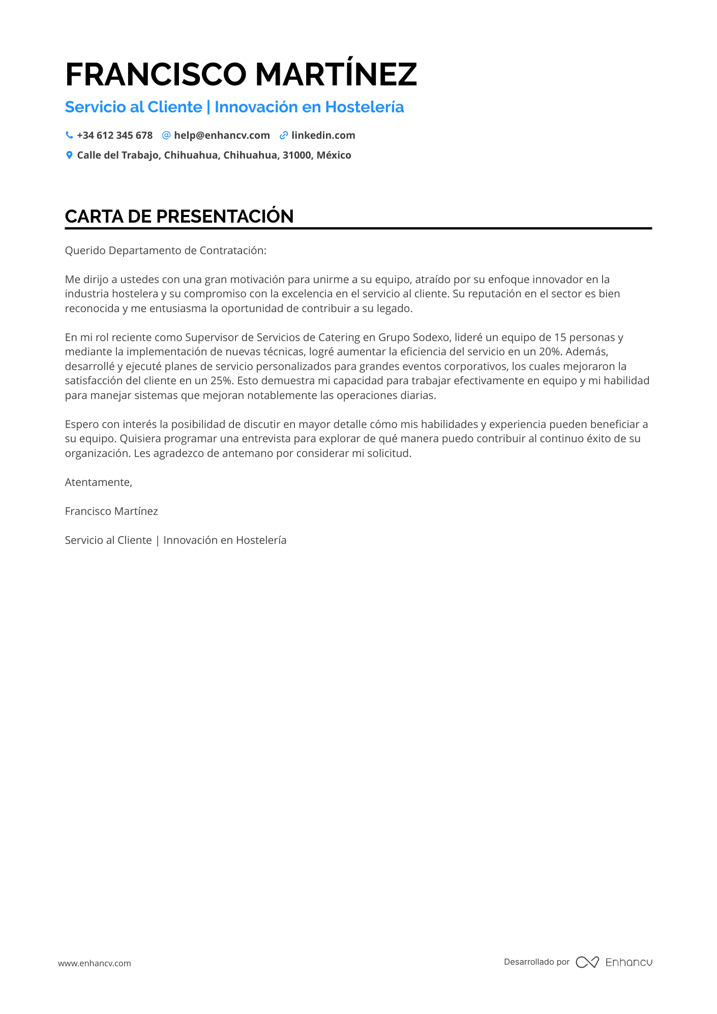 Camarero de Eventos
