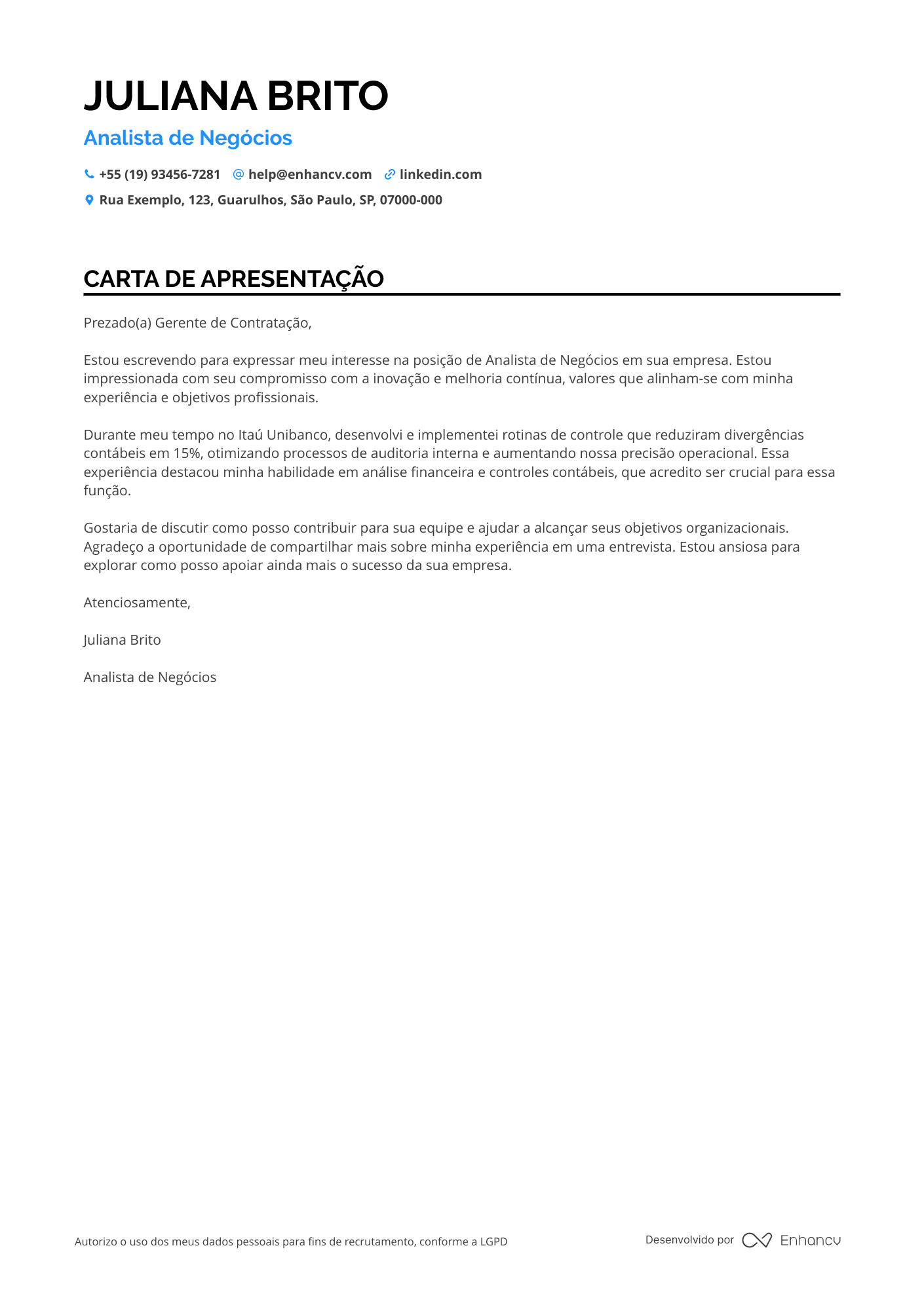 Analista Financeiro de Crédito