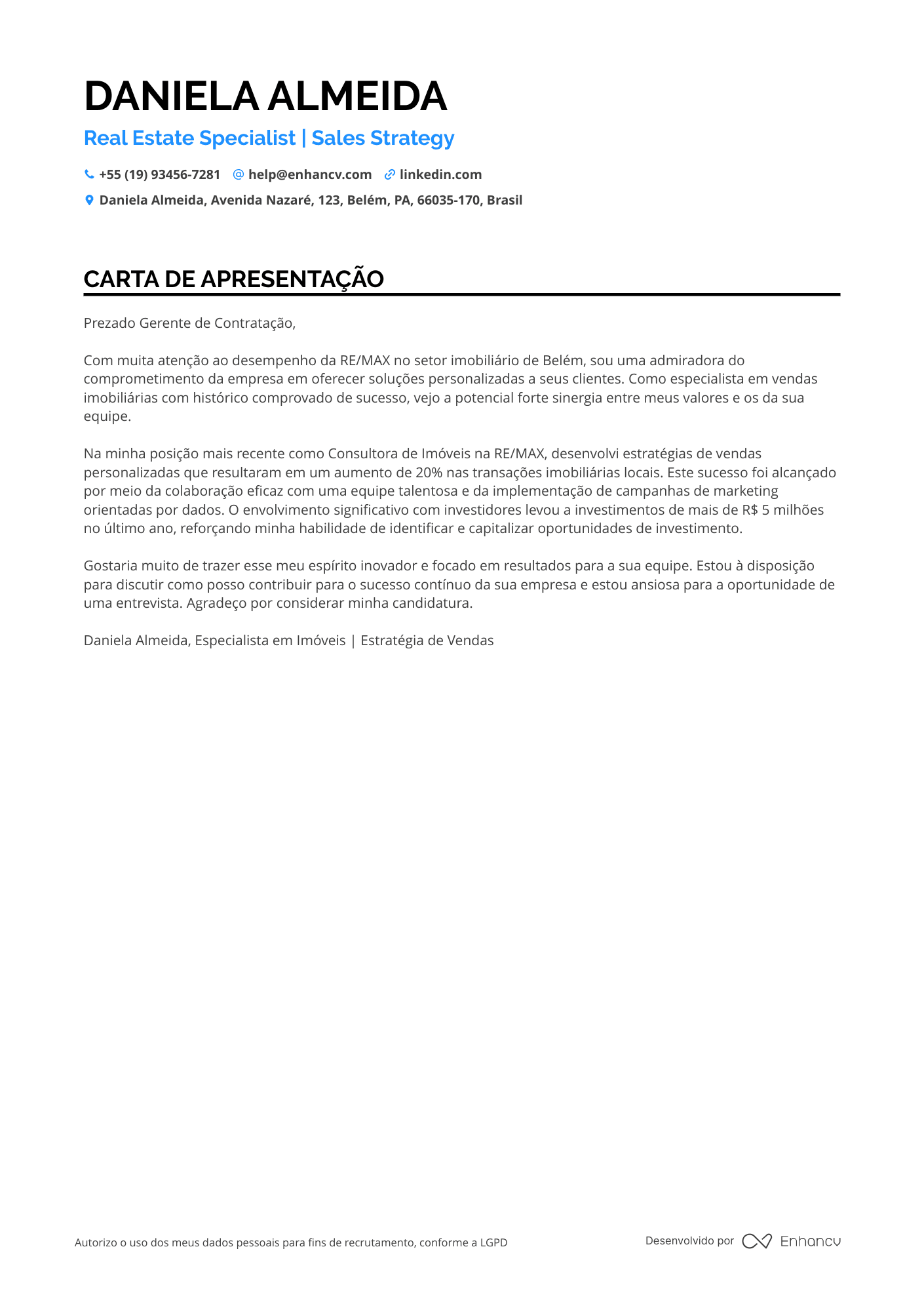 Corretor de imóveis júnior