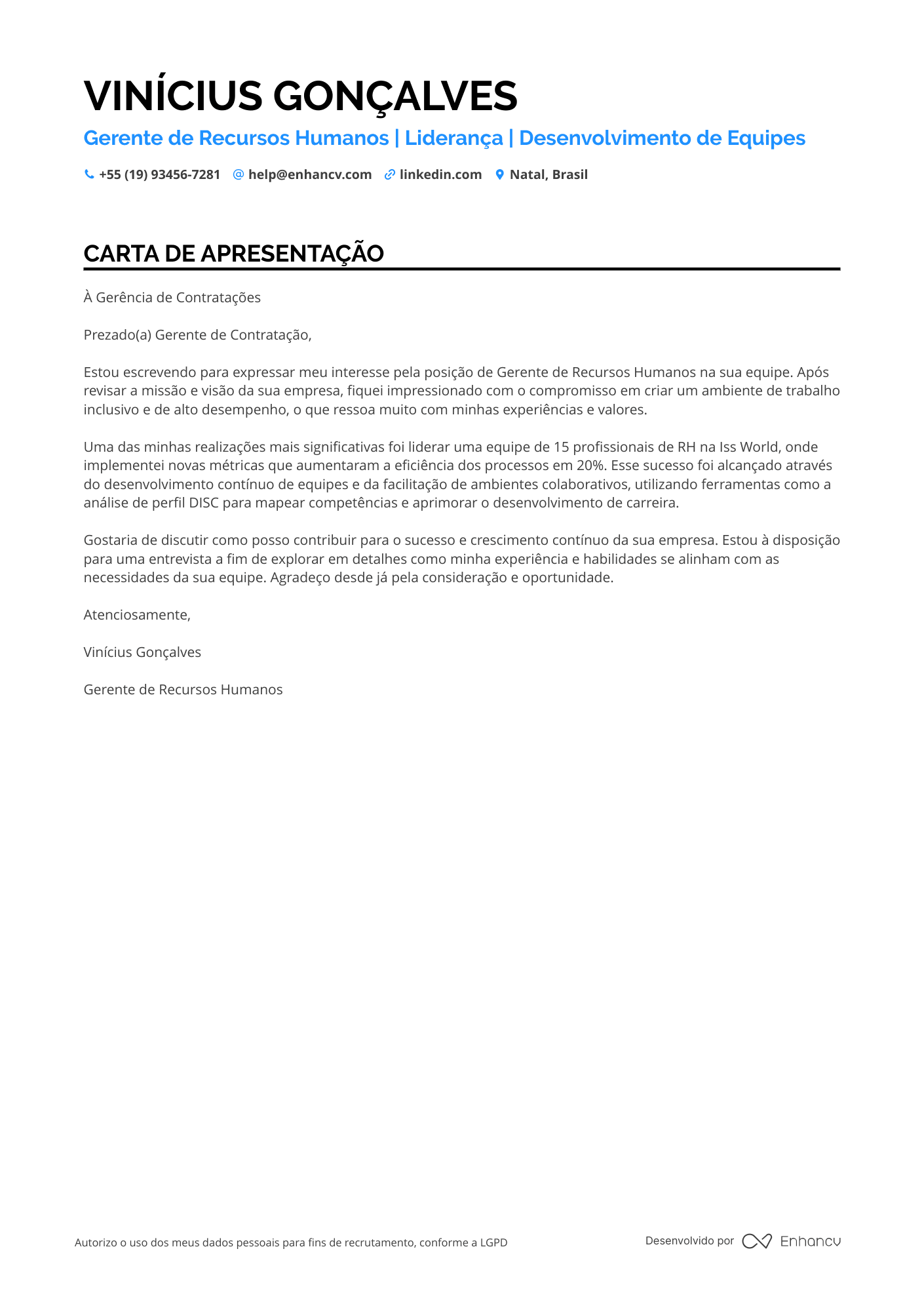 Gerente de RH