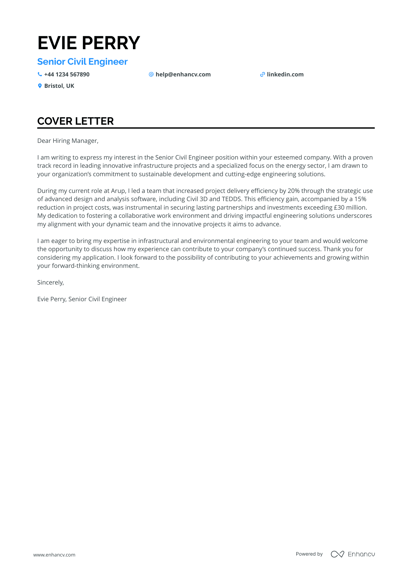 Civil Engineer CV