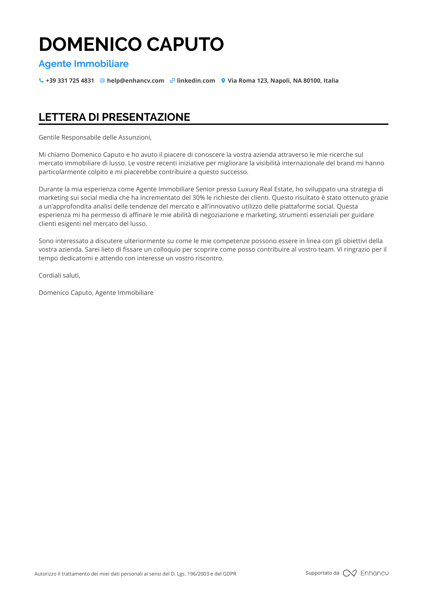 Agente Immobiliare Residenziale