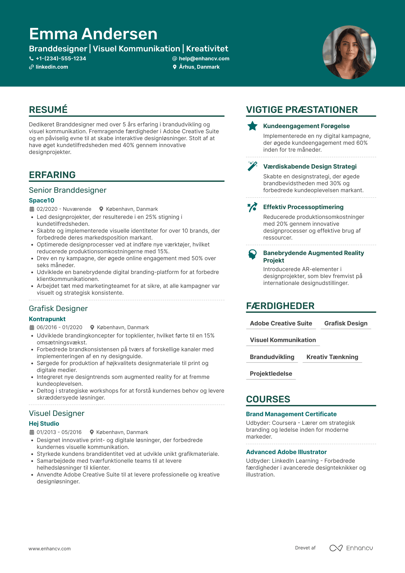 CV til Branddesigner