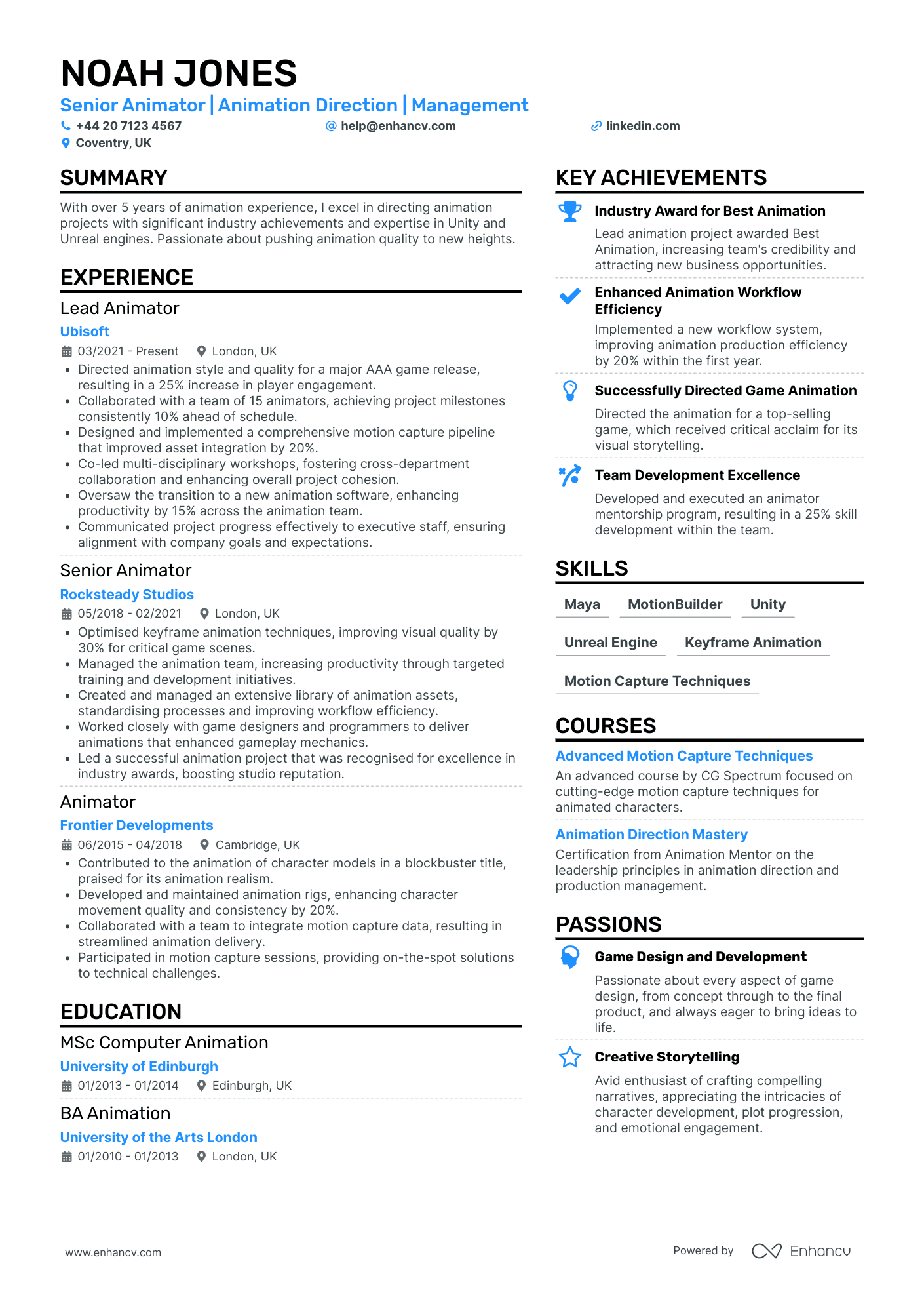 Creative Director in Animation