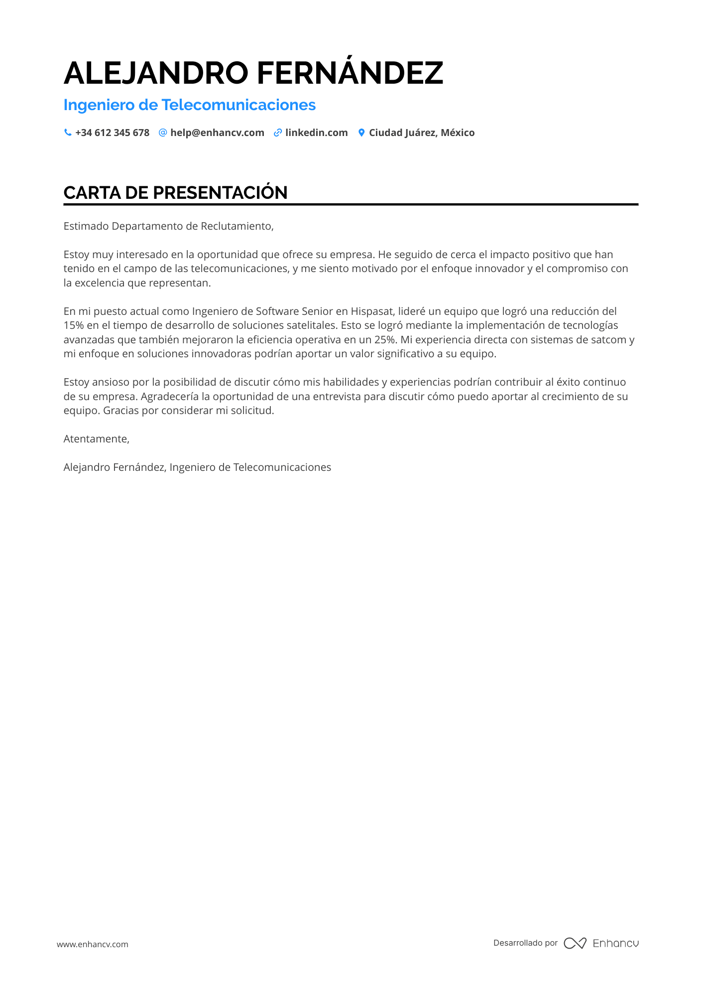 Ingeniero de Telecomunicaciones
