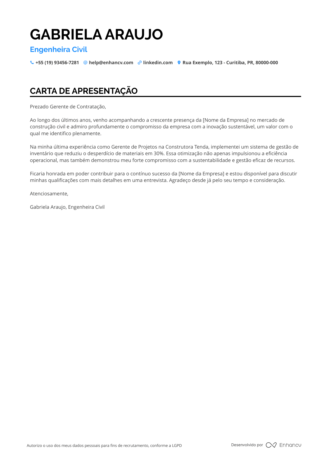 Engenheiro Civil Residencial