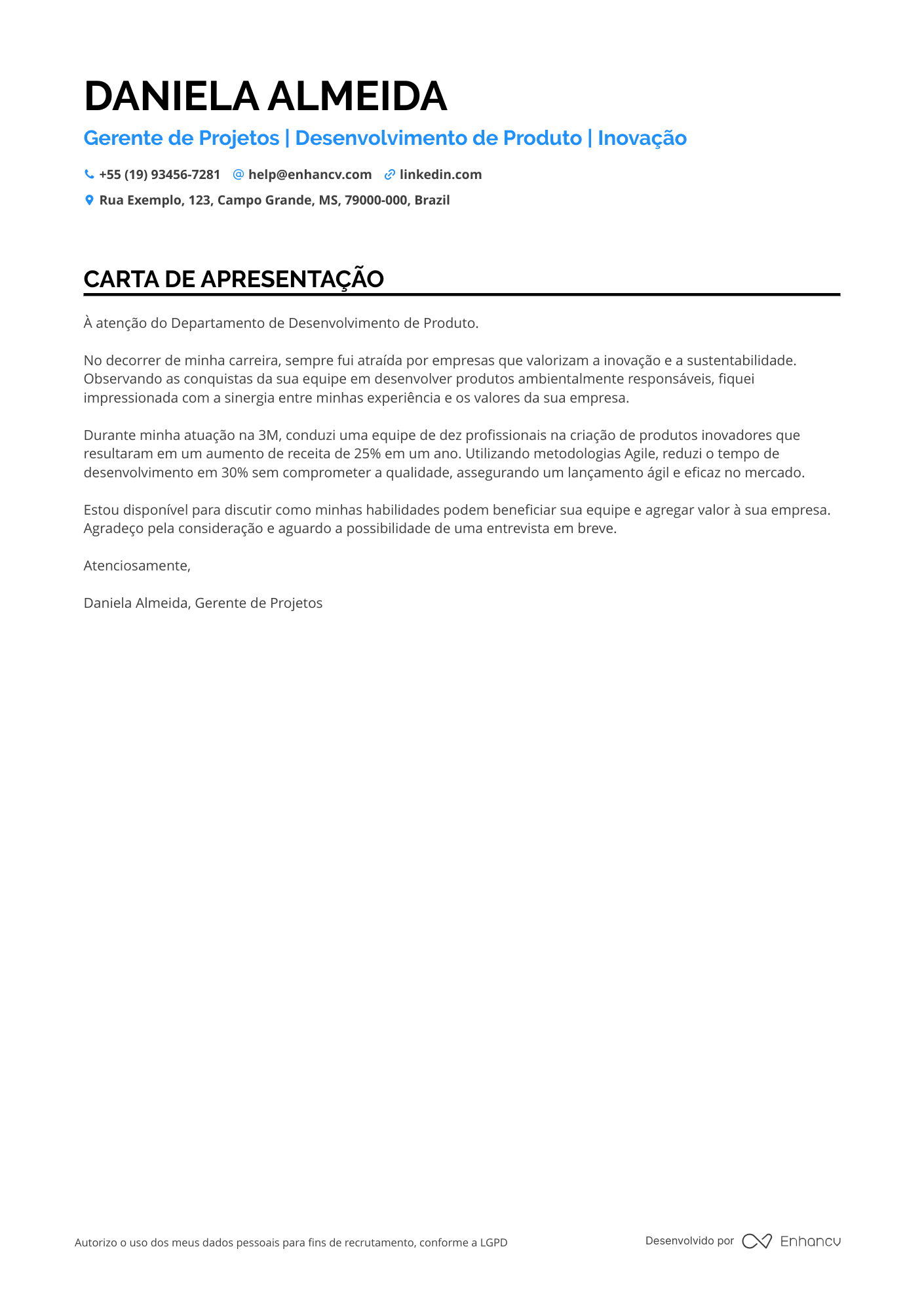 Coordenador Financeiro Sênior