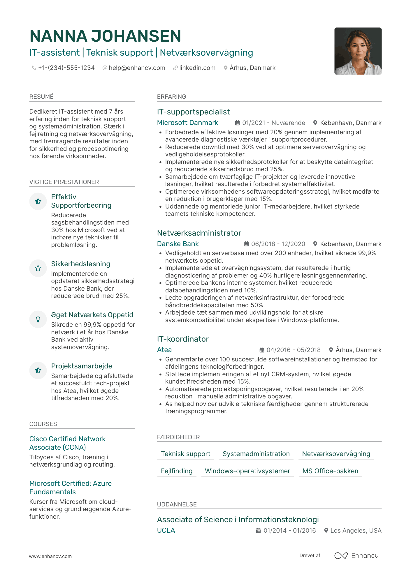 CV til IT assistent