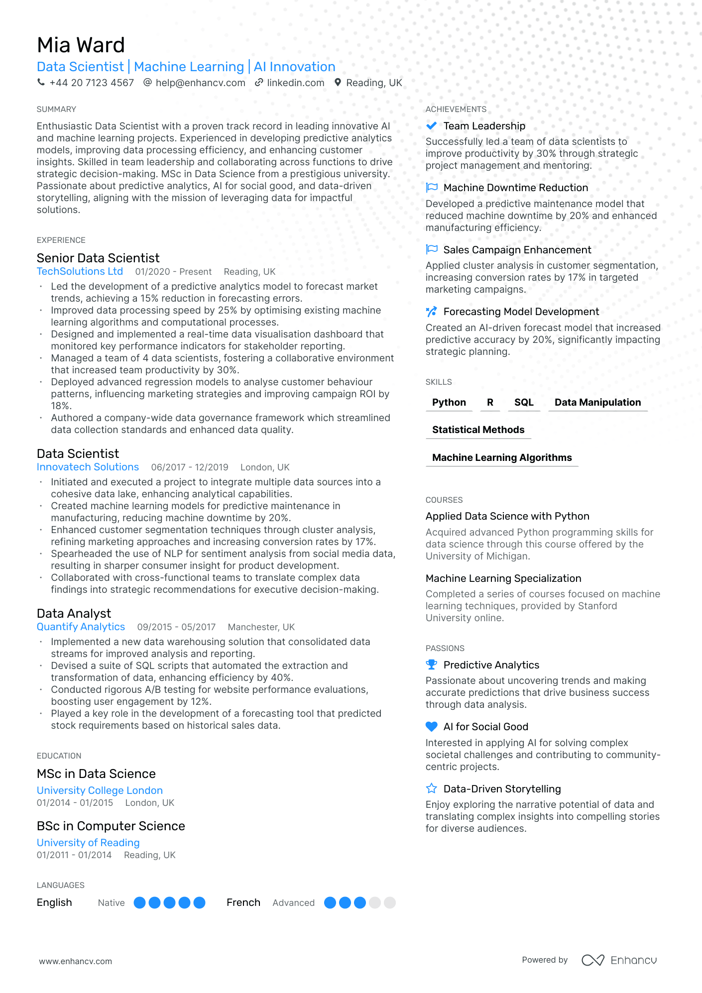 Compact Resume Template