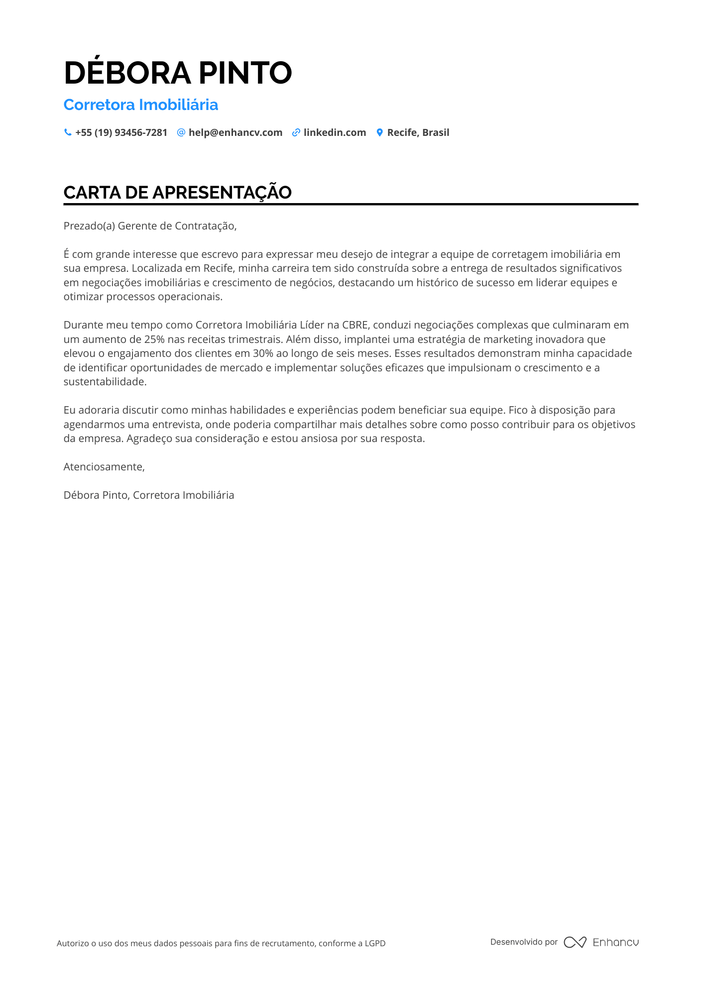 Corretor de imóveis comerciais