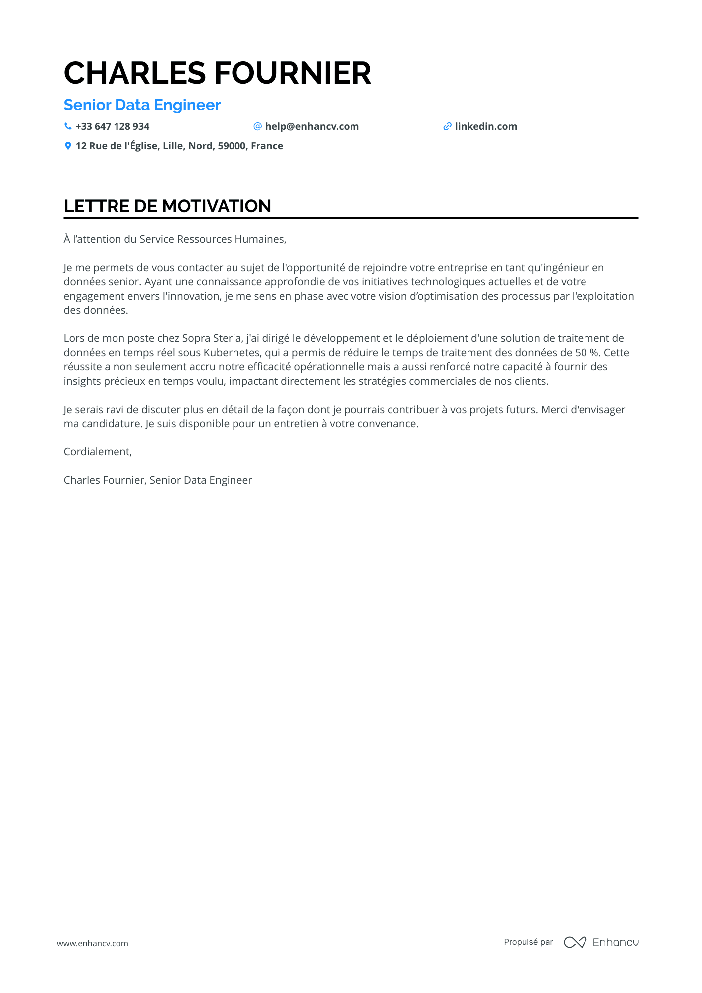 Ingénieur Informatique Senior